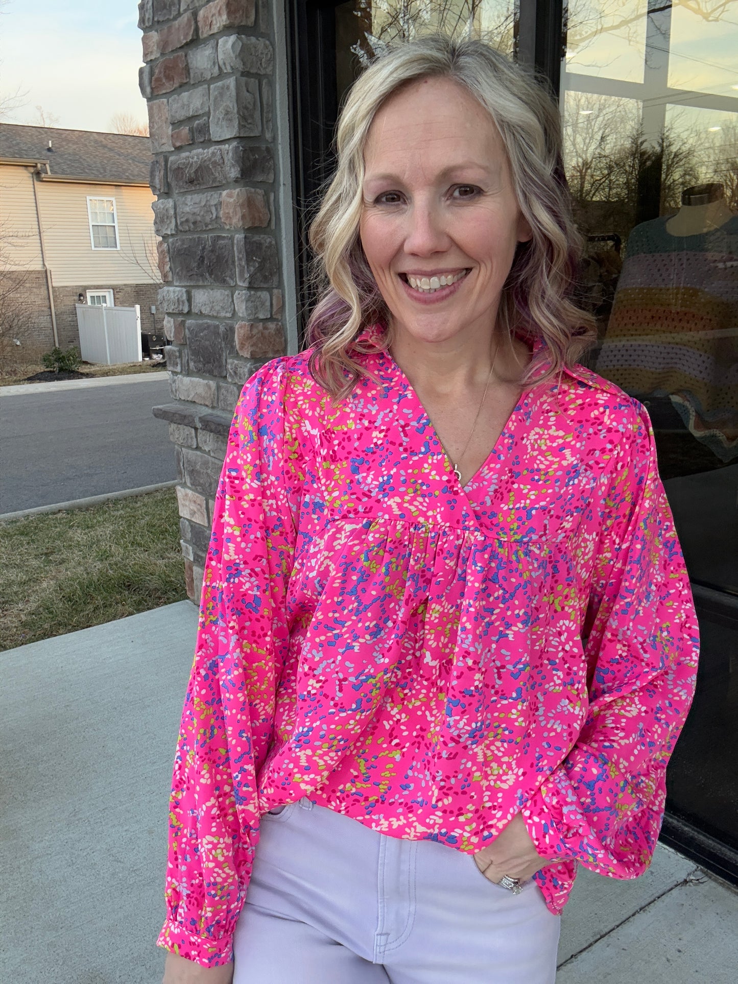 Pretty in Pink Blouse