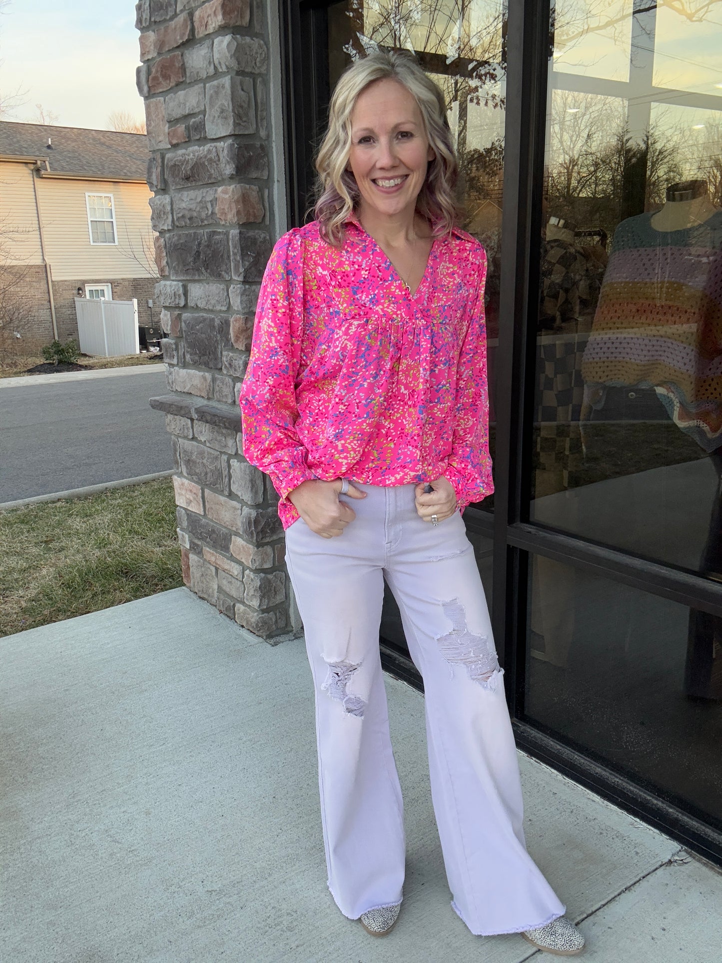 Cotton Candy Crush Jeans- Purple