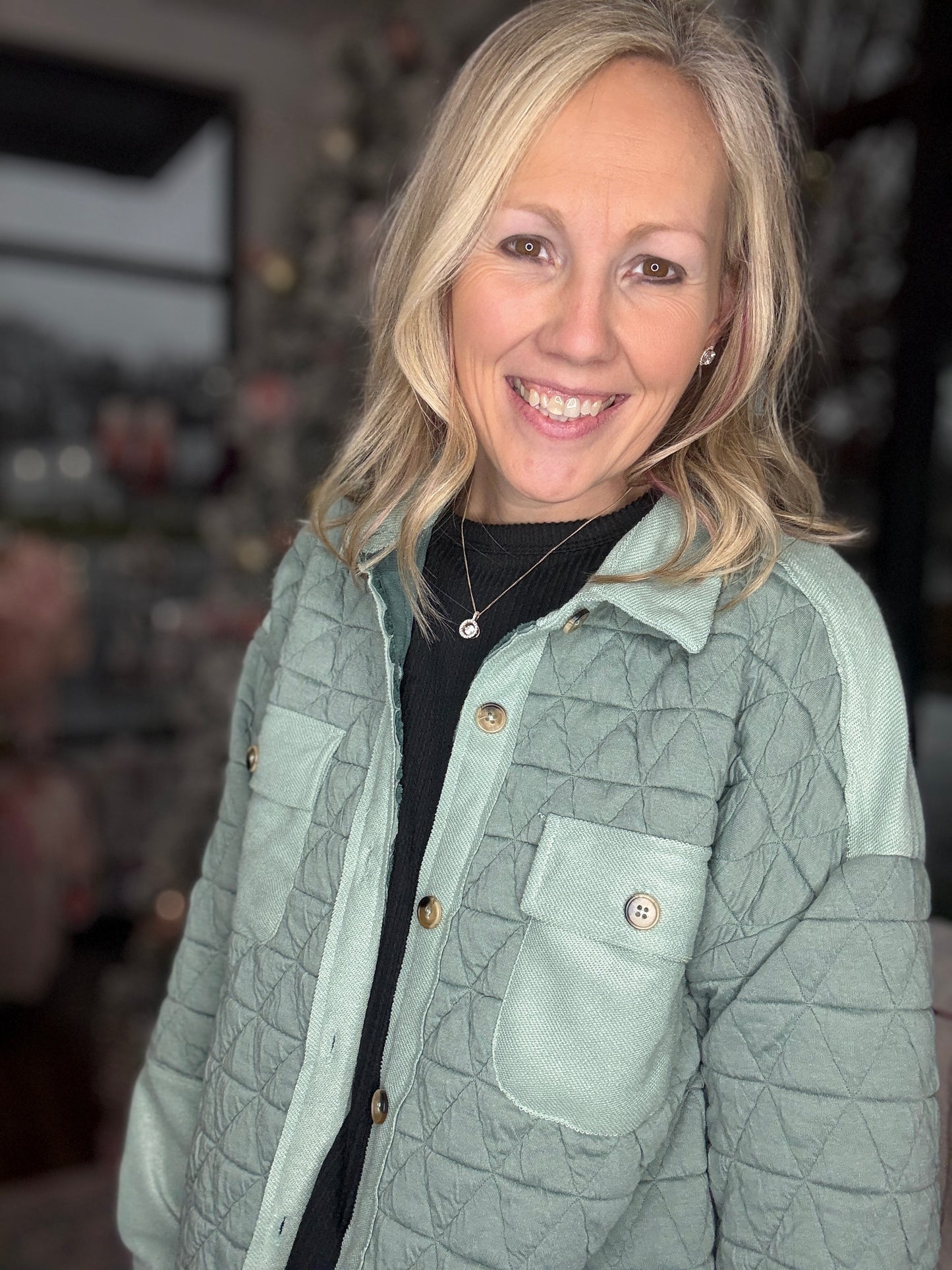 Ray Lynn Shacket- Sage