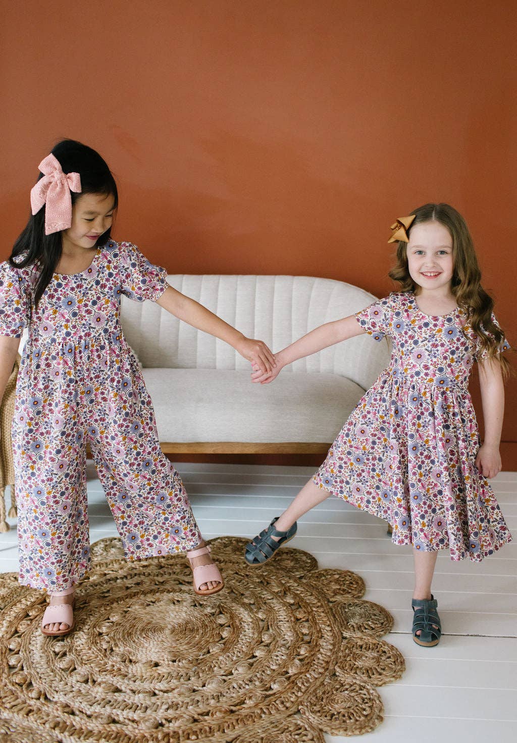Plum Fields Romper