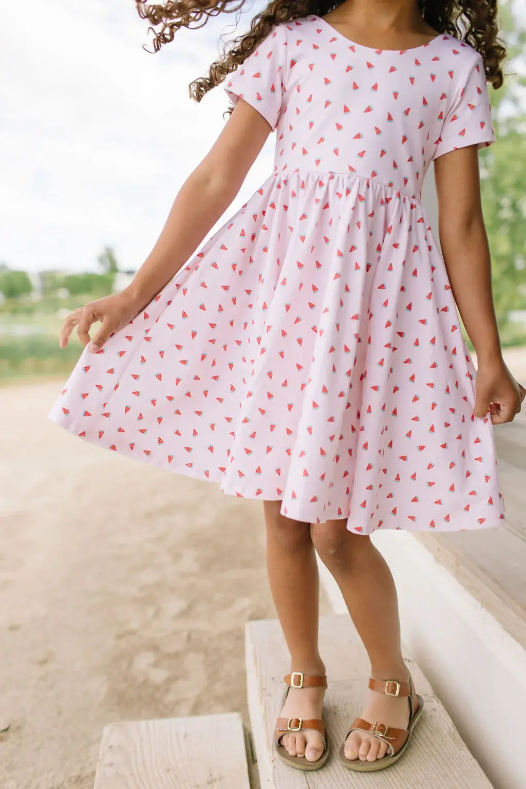 Watermelon Twirl Dress