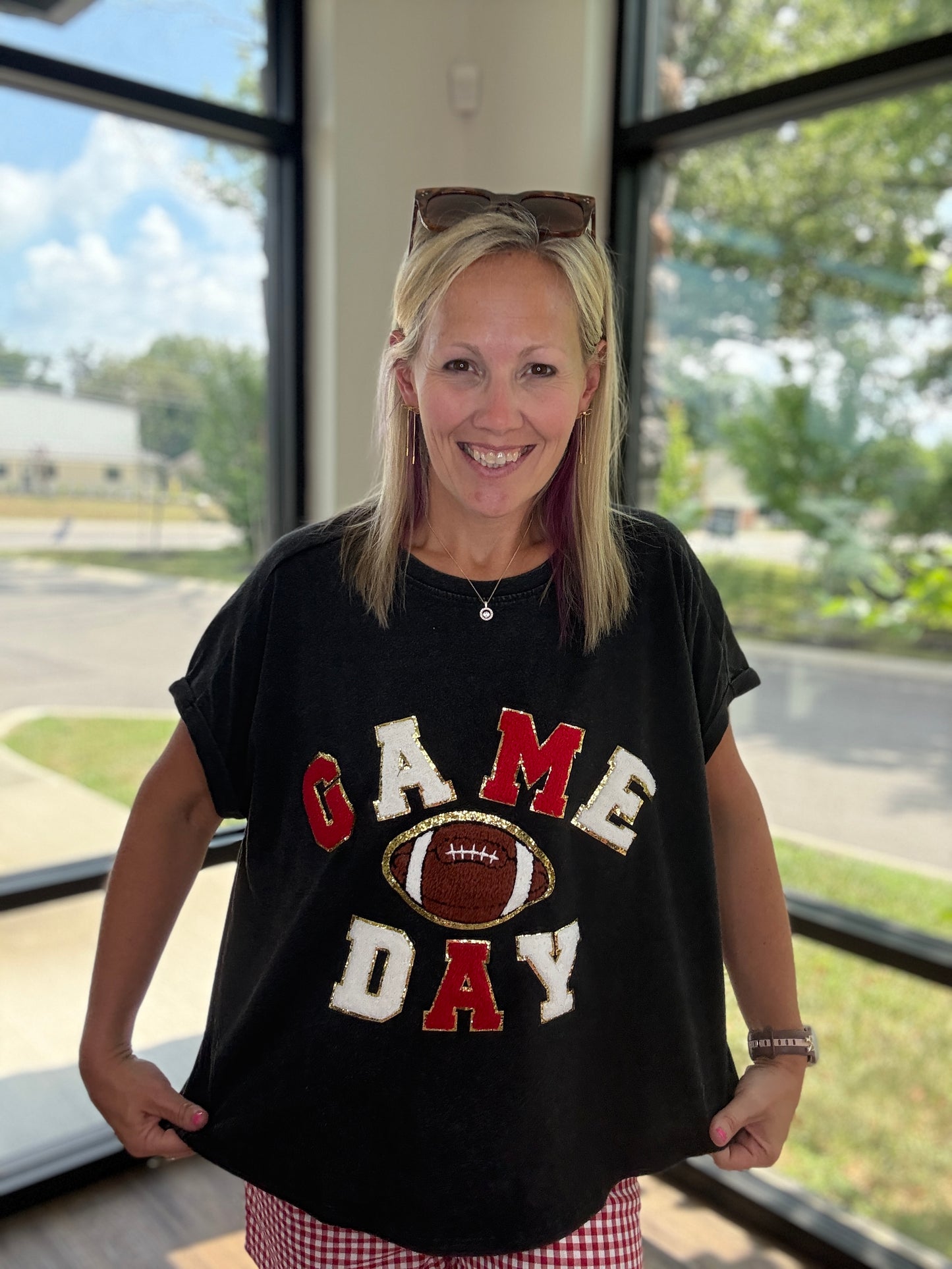 Game Day Red/Black Tee