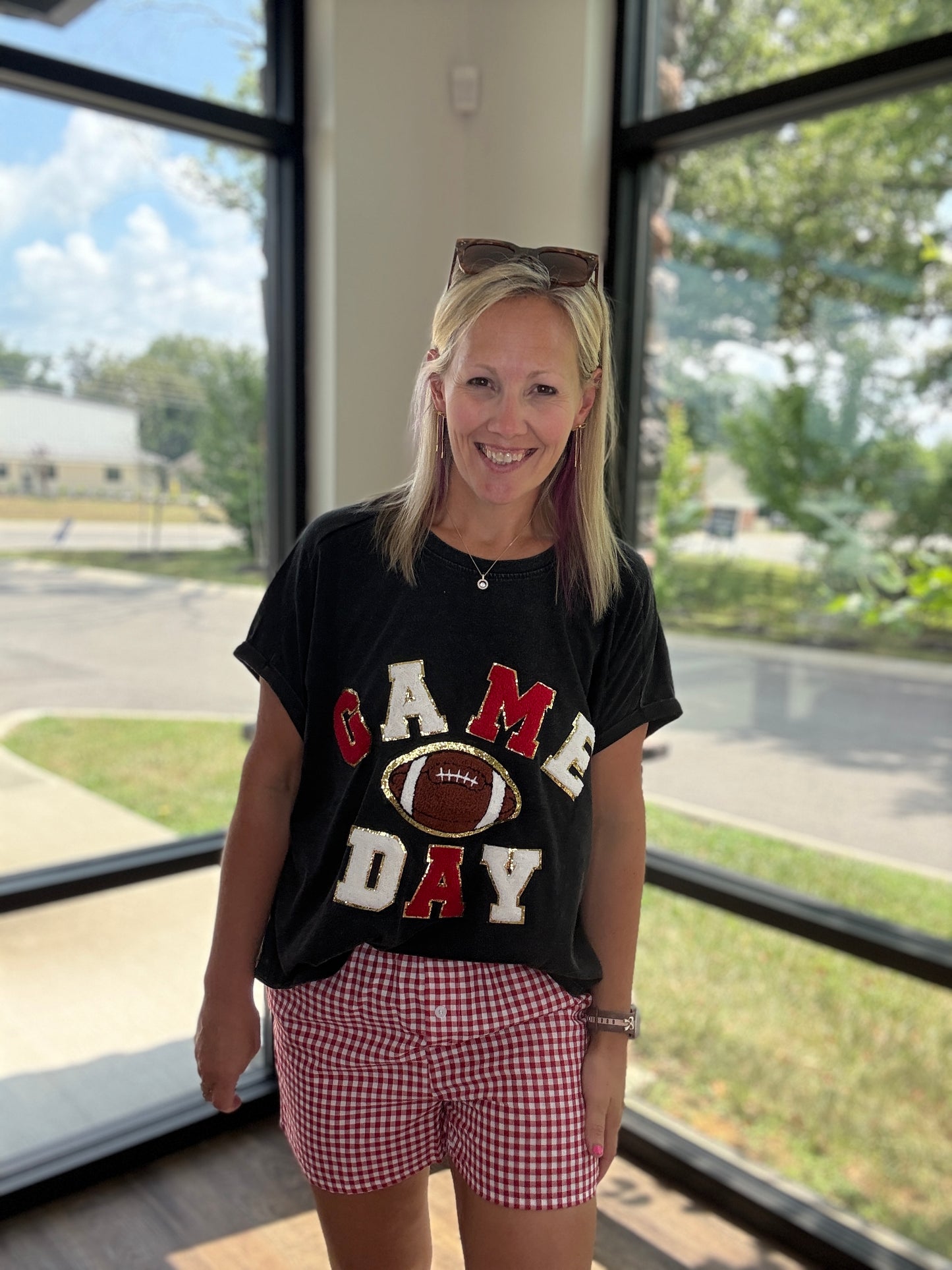 Game Day Red/Black Tee