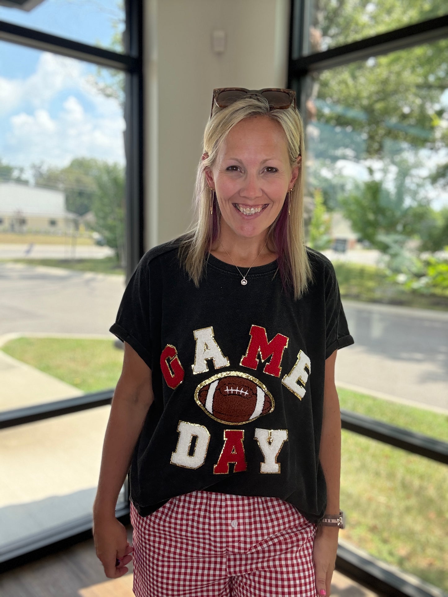 Game Day Red/Black Tee