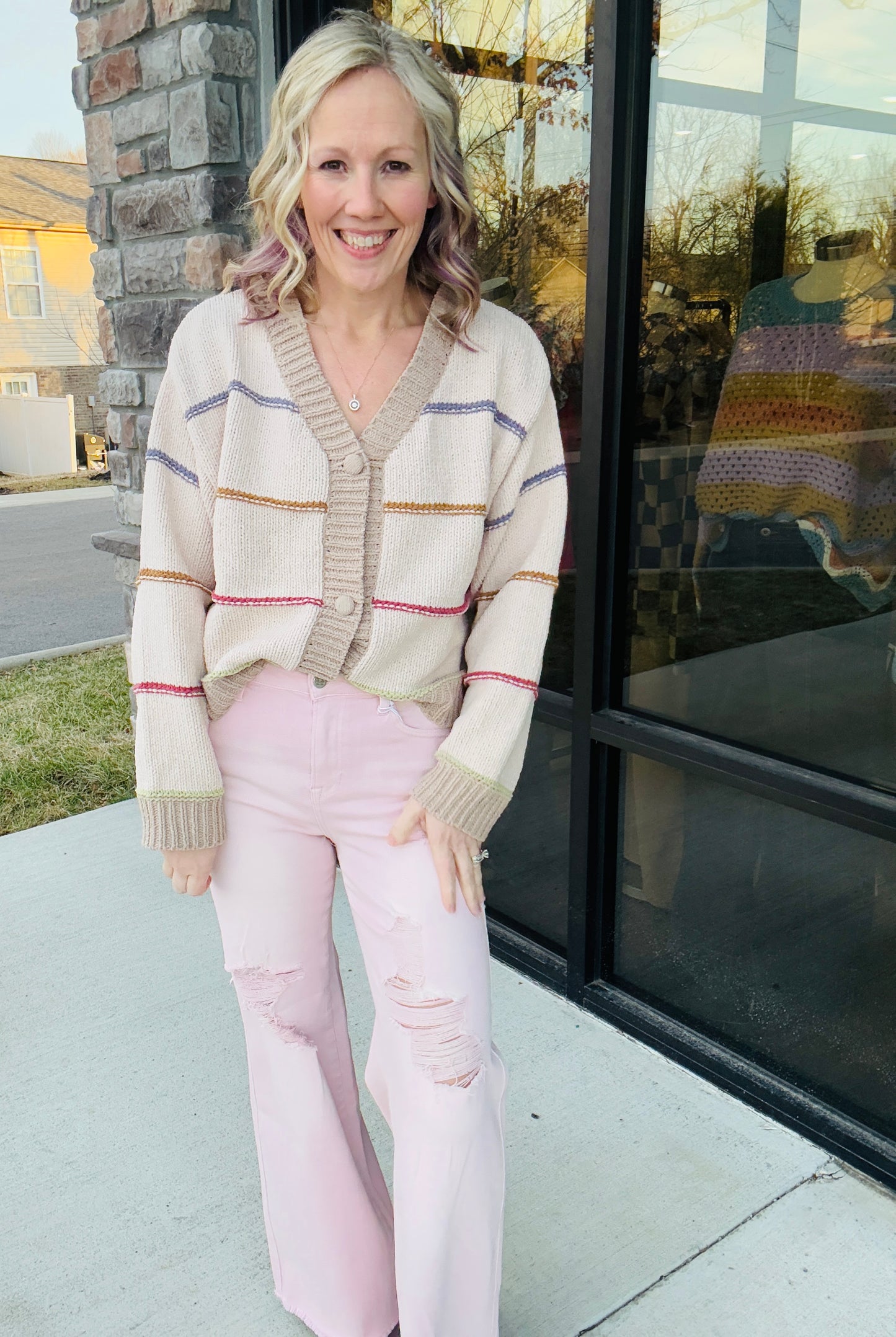 Cotton Candy Crush Jeans- PINK