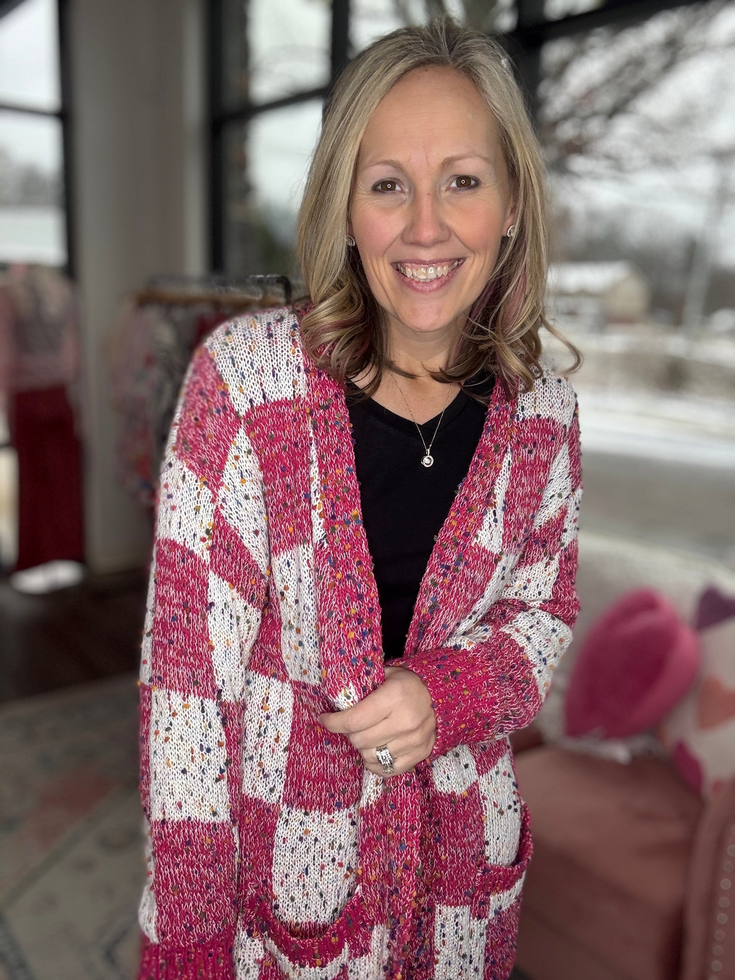 Checkered Miley Cardigan