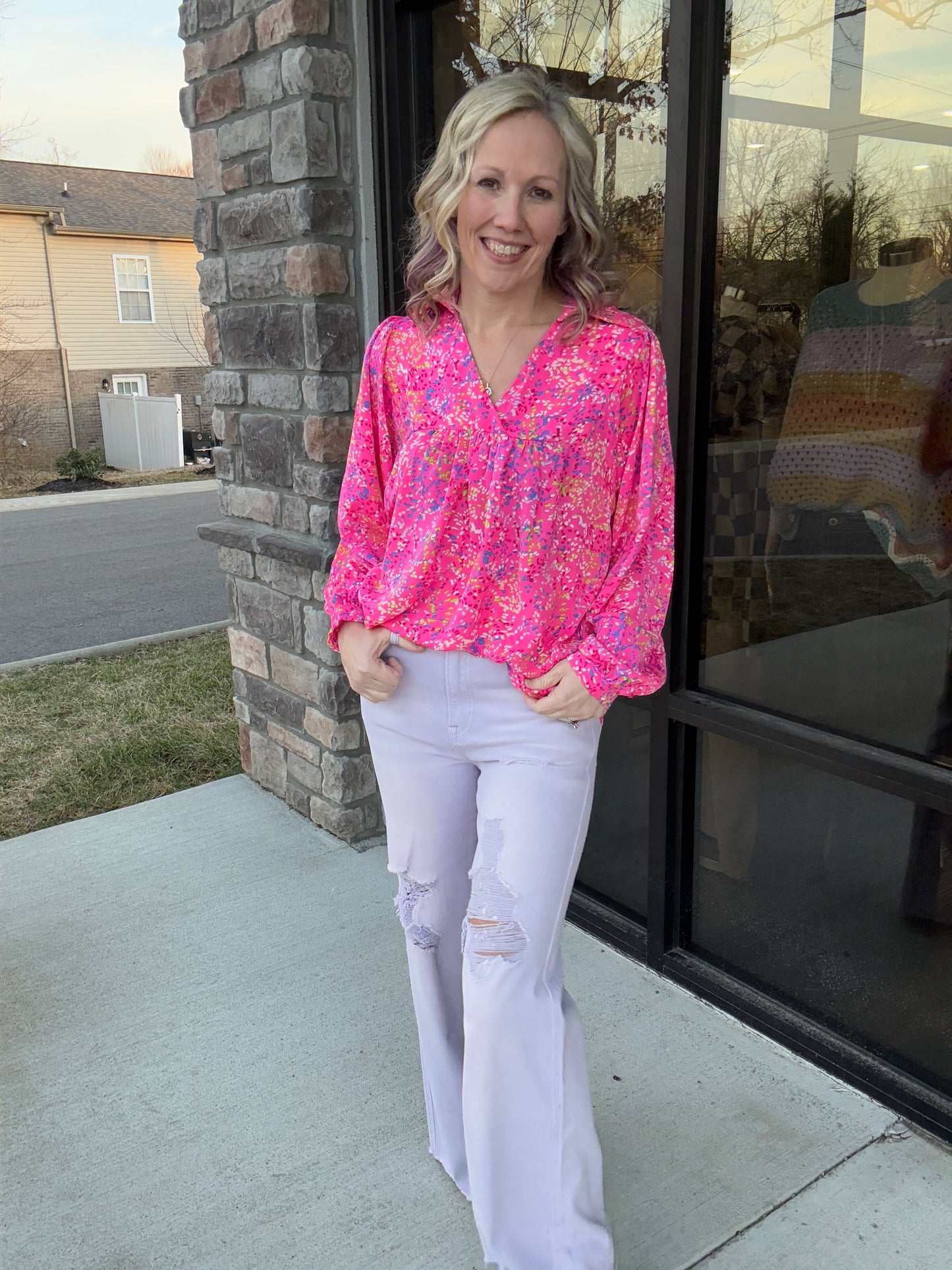 Cotton Candy Crush Jeans- Purple