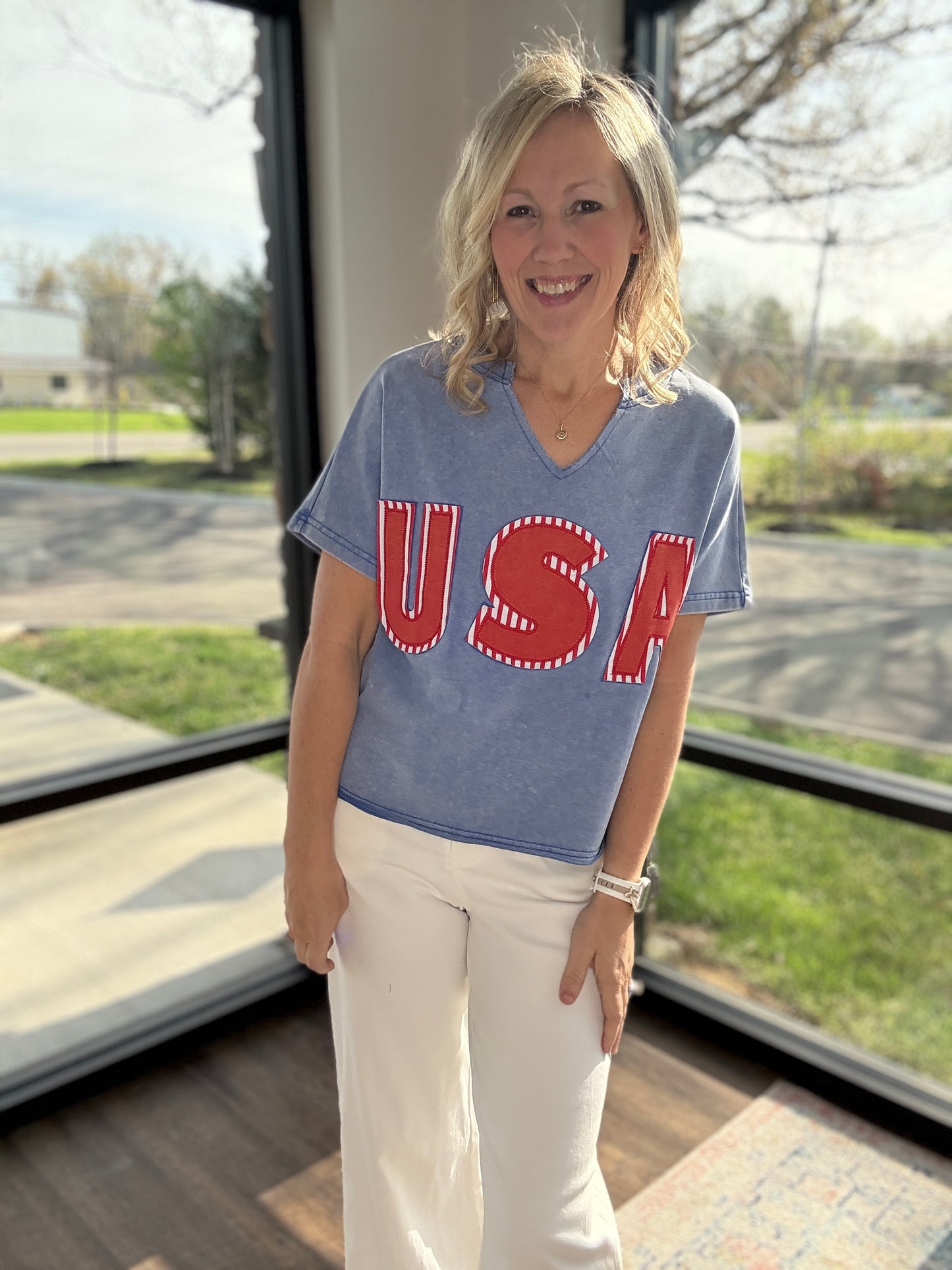 USA Patch Tee