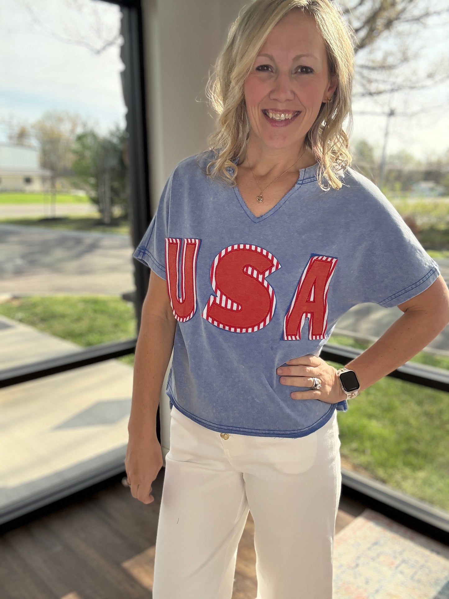 USA Patch Tee