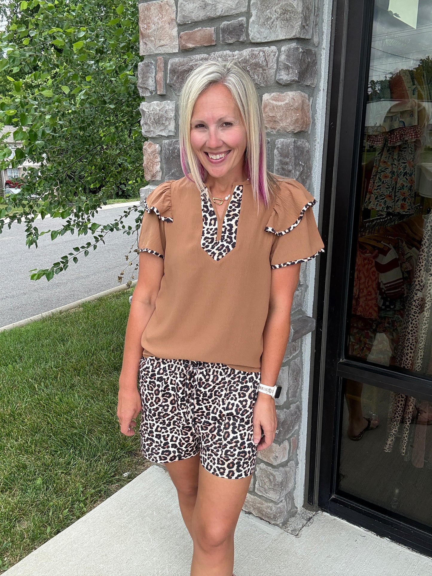 Safari Chic Paperbag Shorts