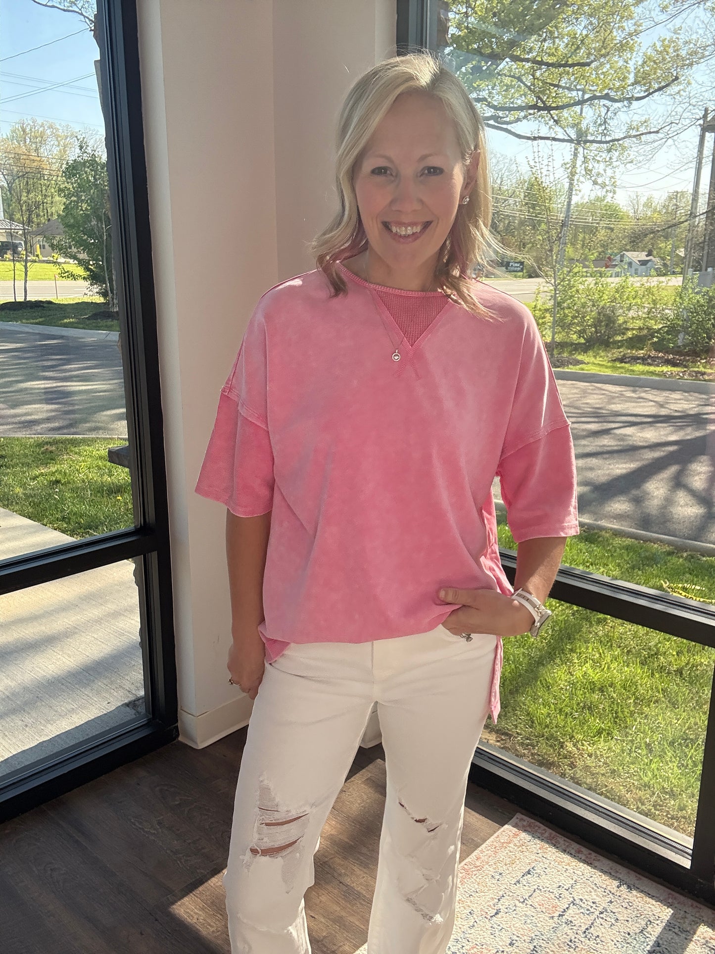 Urban Distressed Jean- White