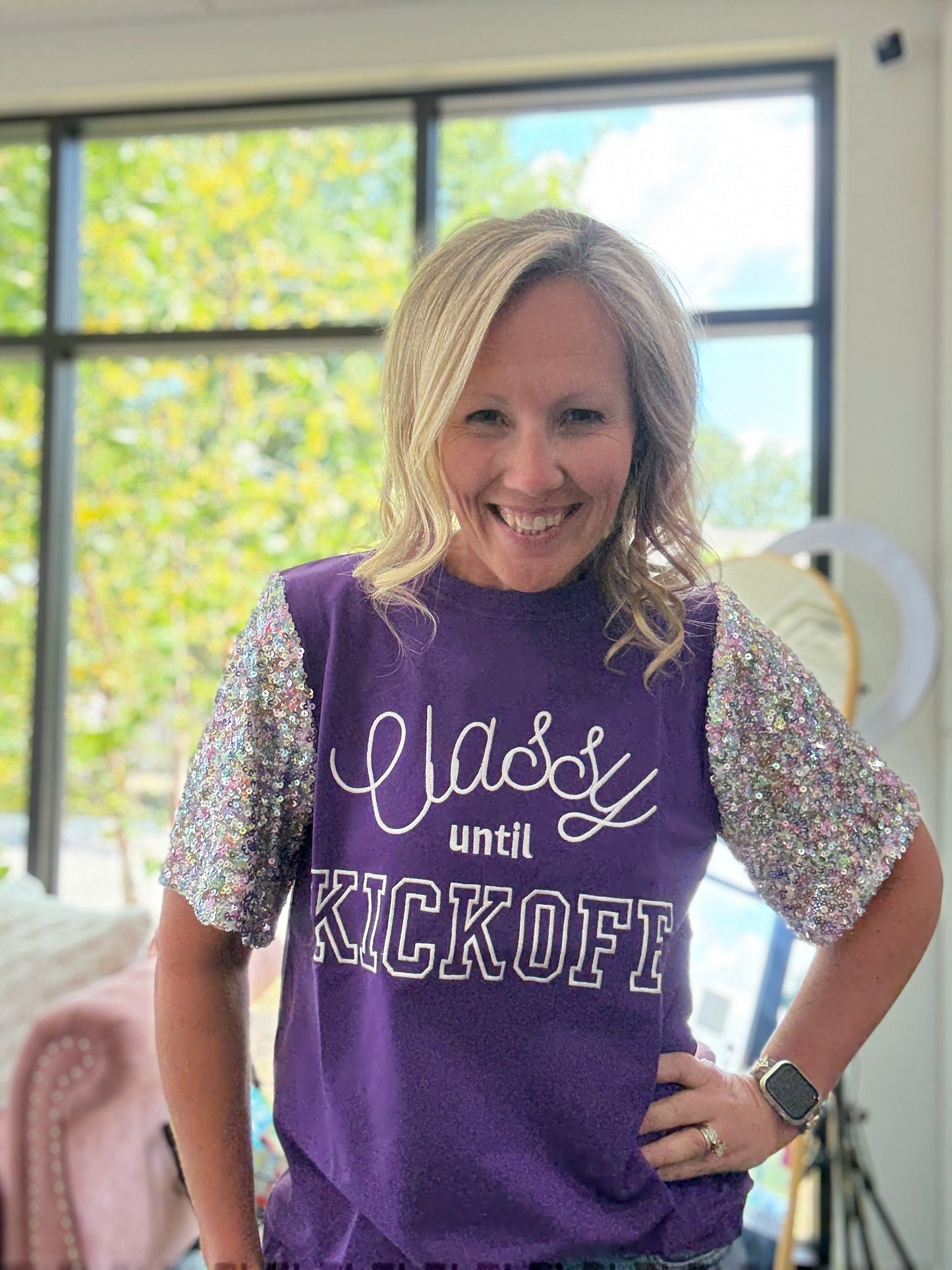 Classy Before Kickoff! Purple