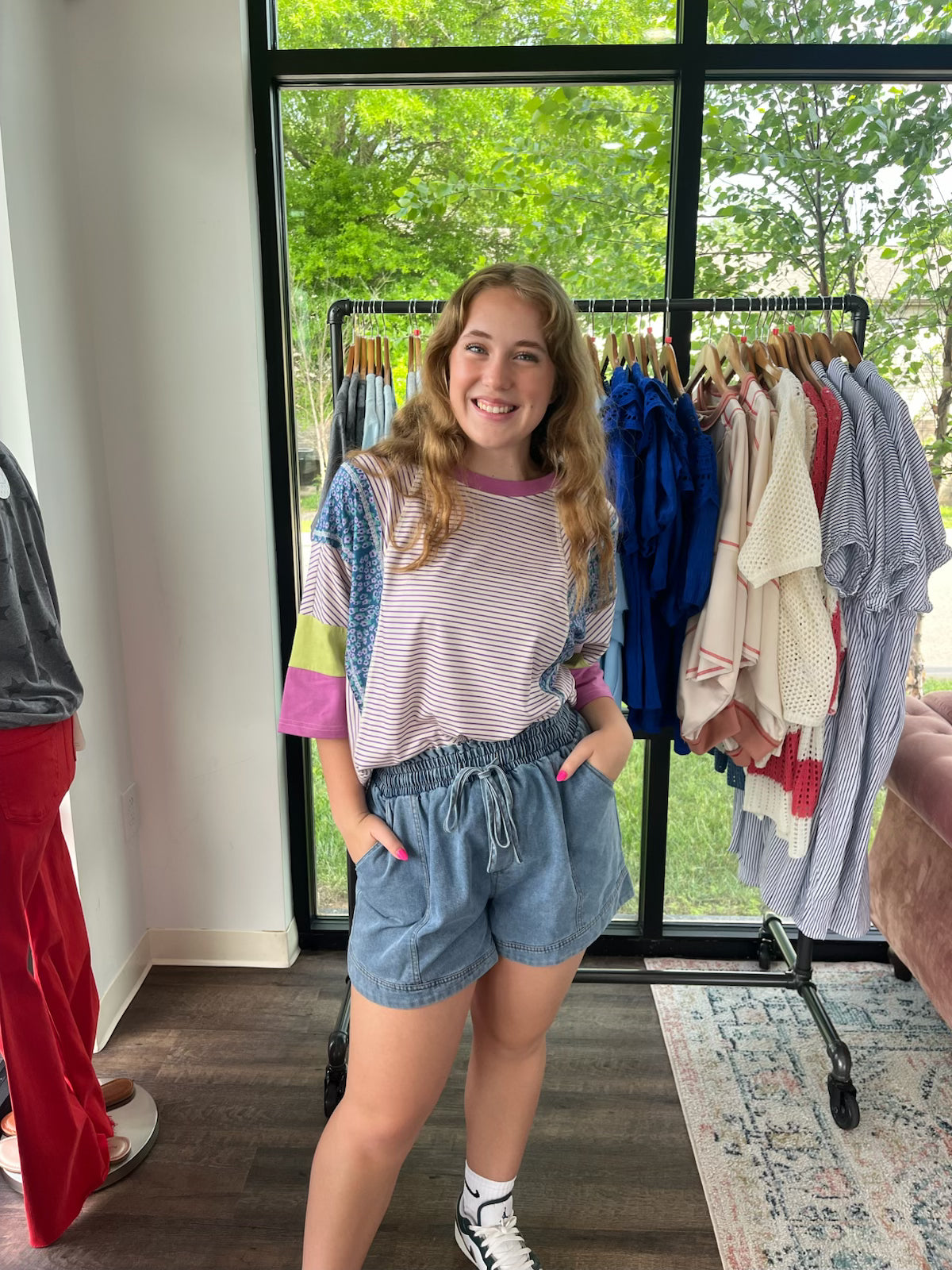 Easy Street Shorts- Denim