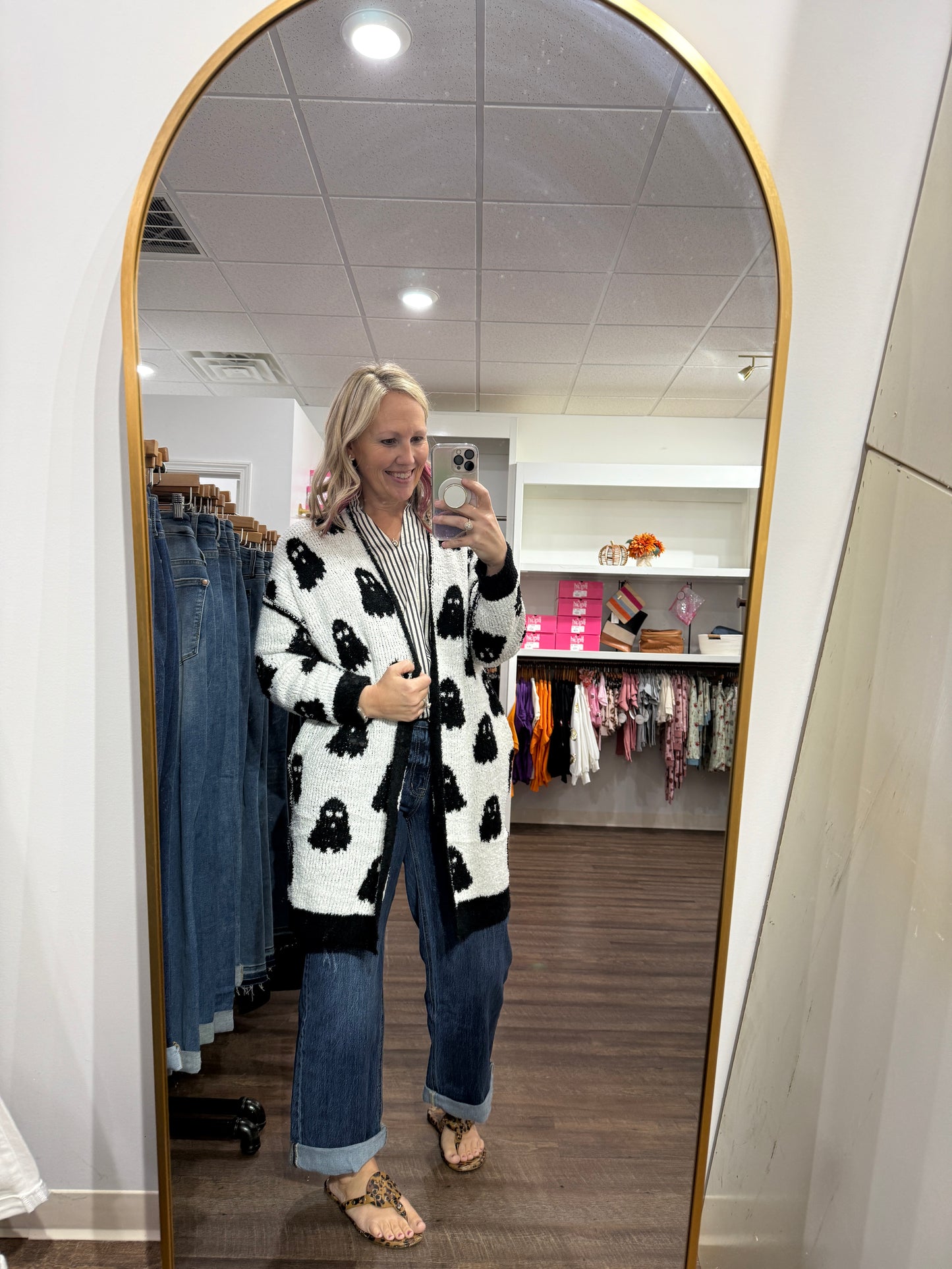 Ghost Reversible Cloud Cardigan