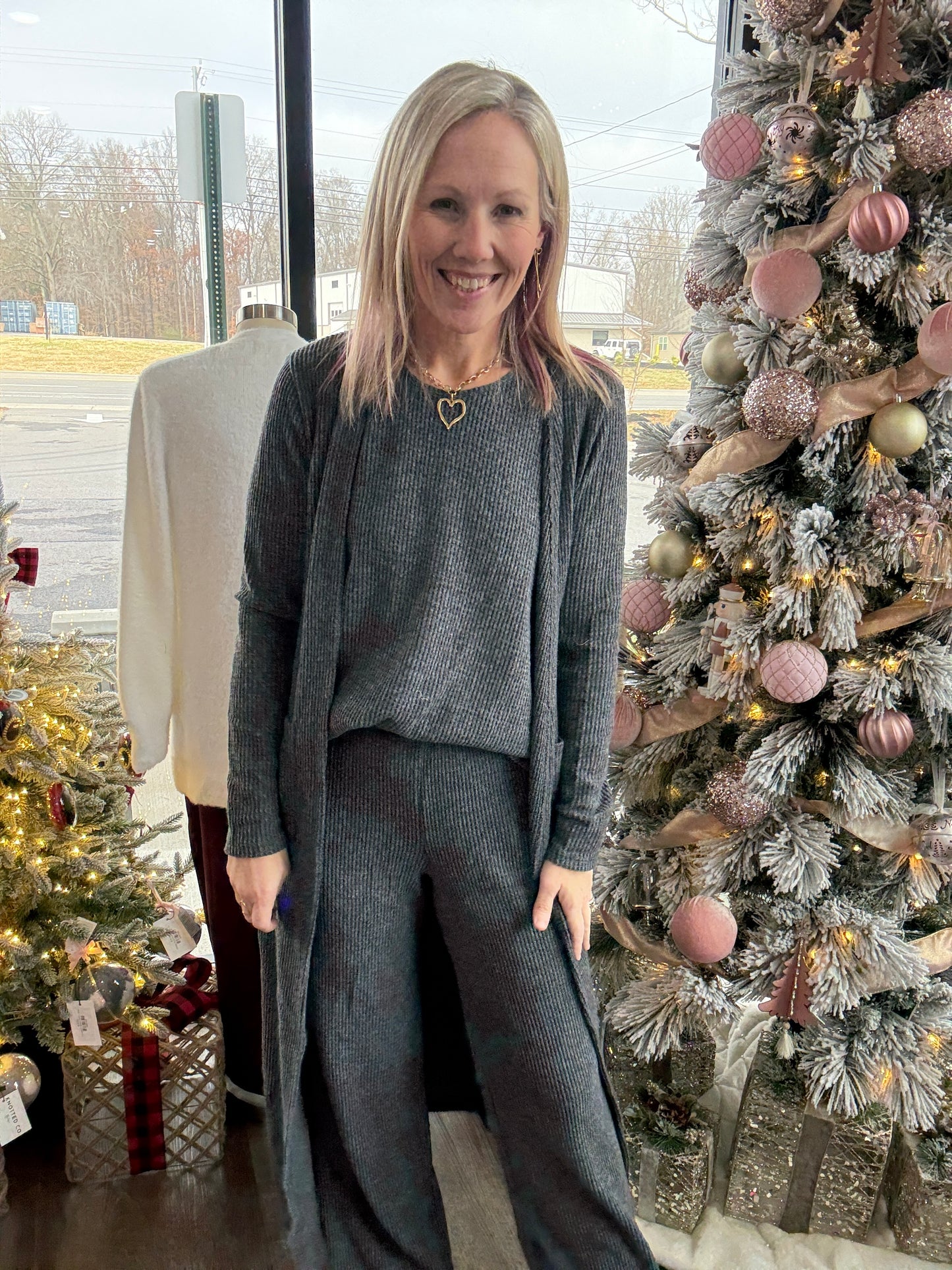 Cozy Trio Thermal Set- Charcoal