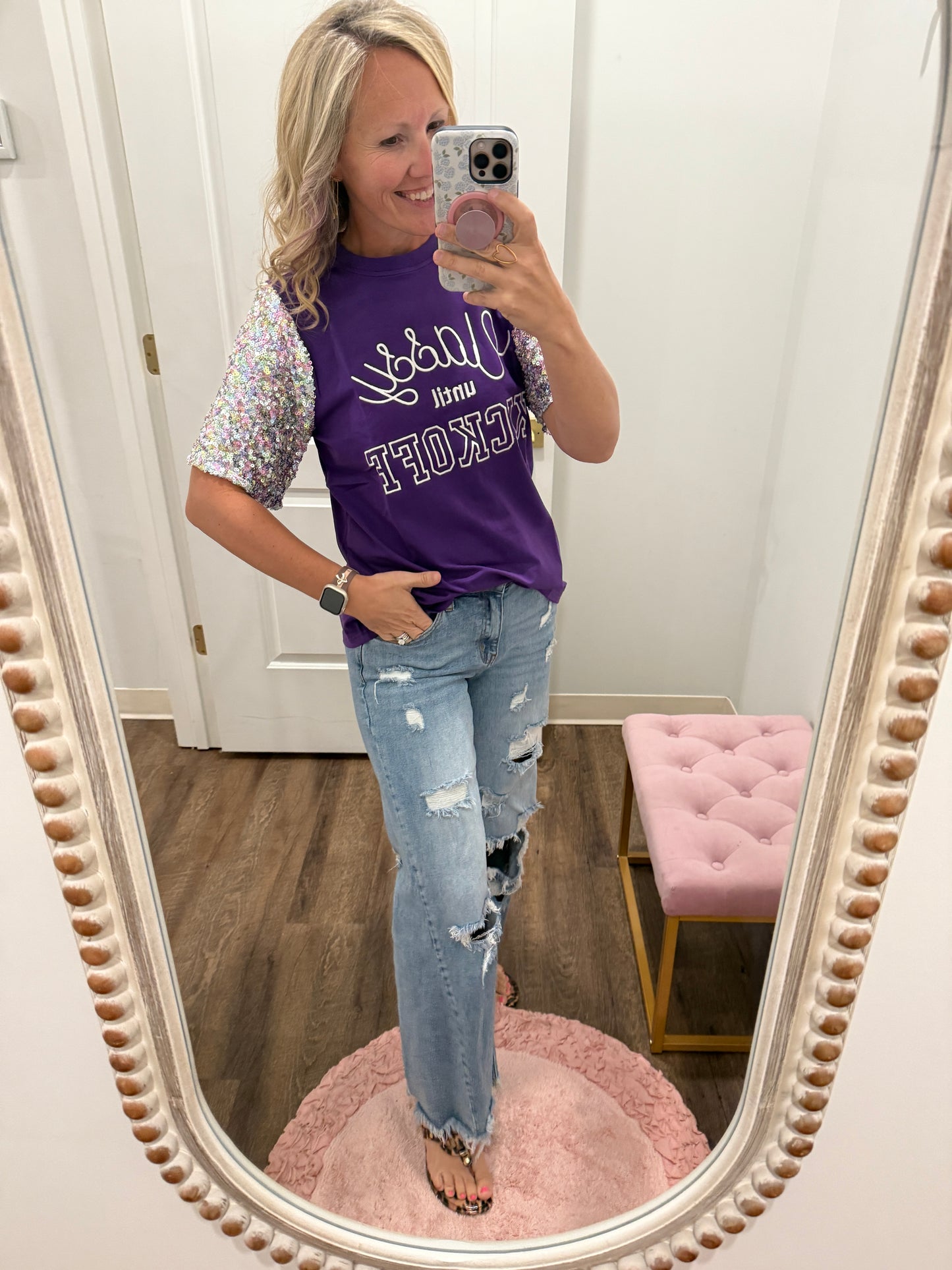 Classy Before Kickoff! Purple