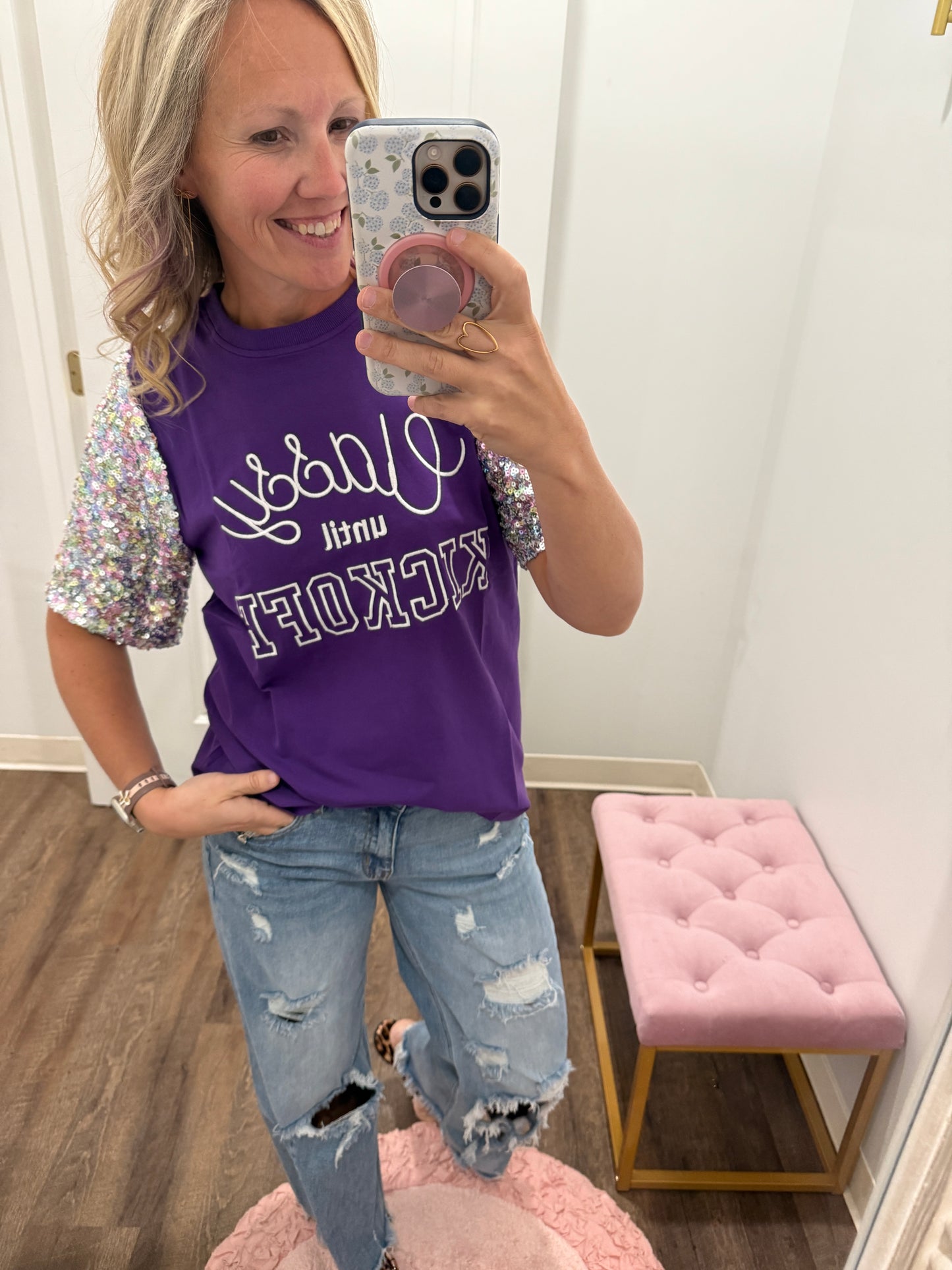 Classy Before Kickoff! Purple