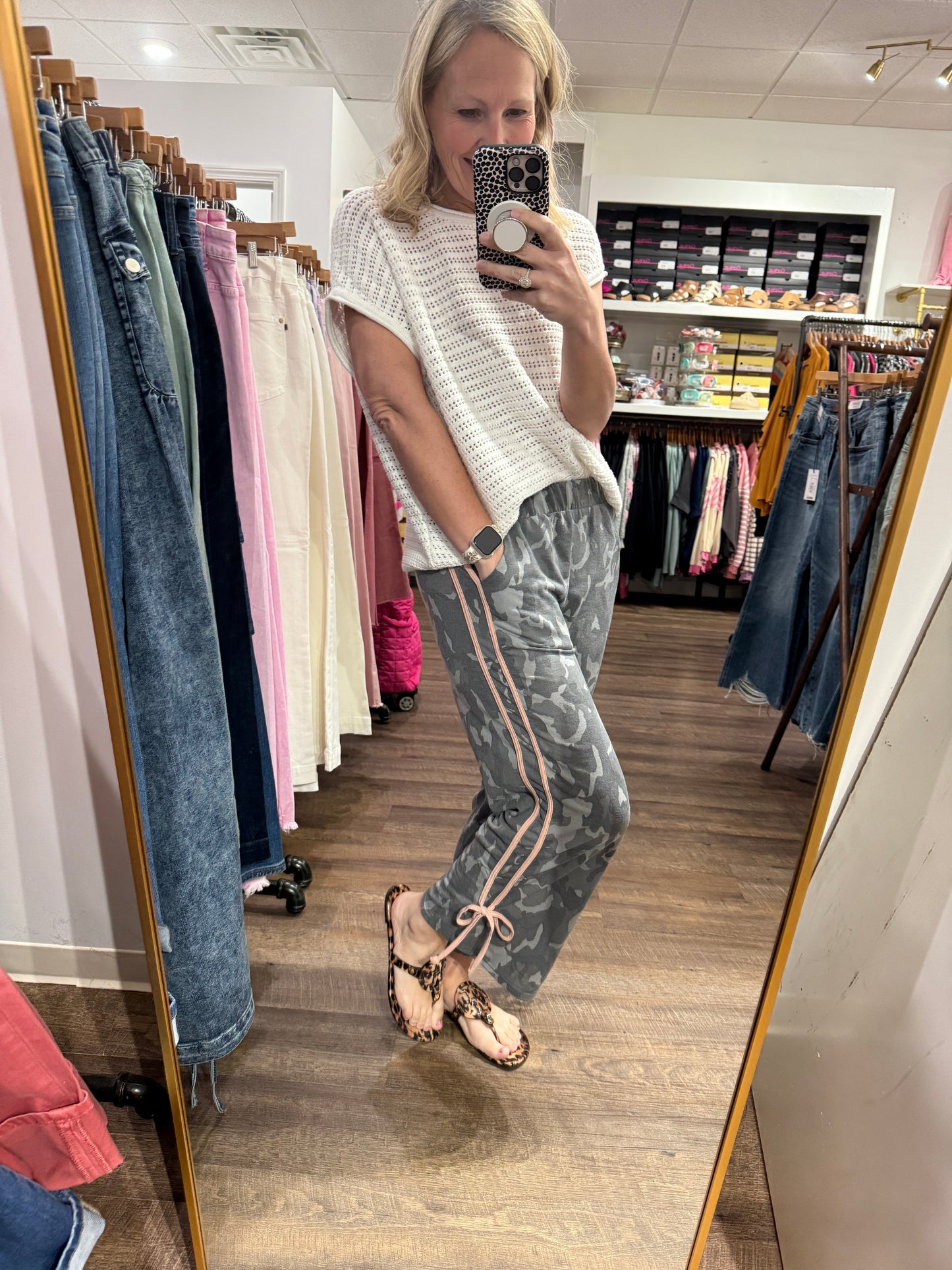 Camo Cropped