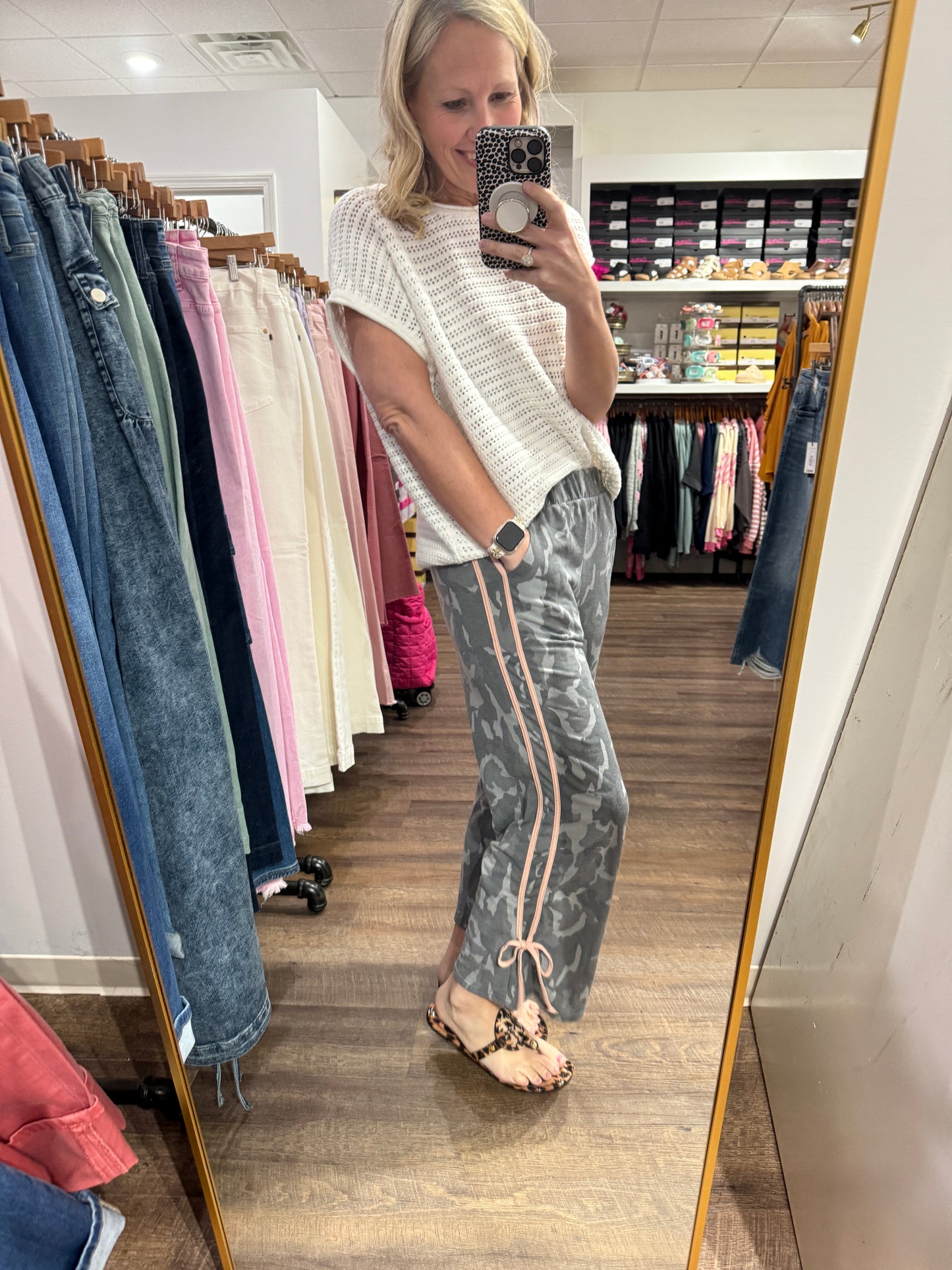 Camo Cropped