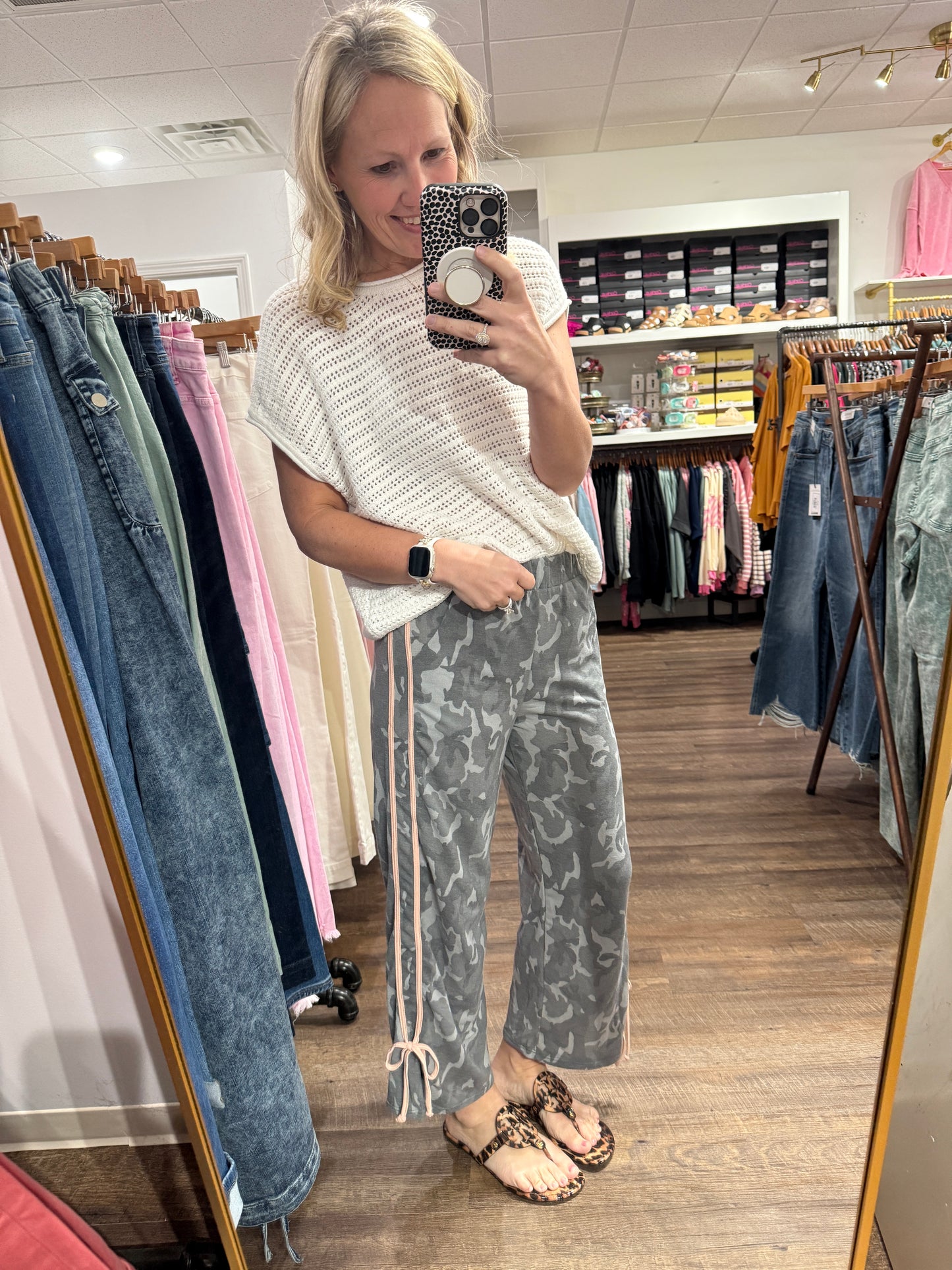 Camo Cropped