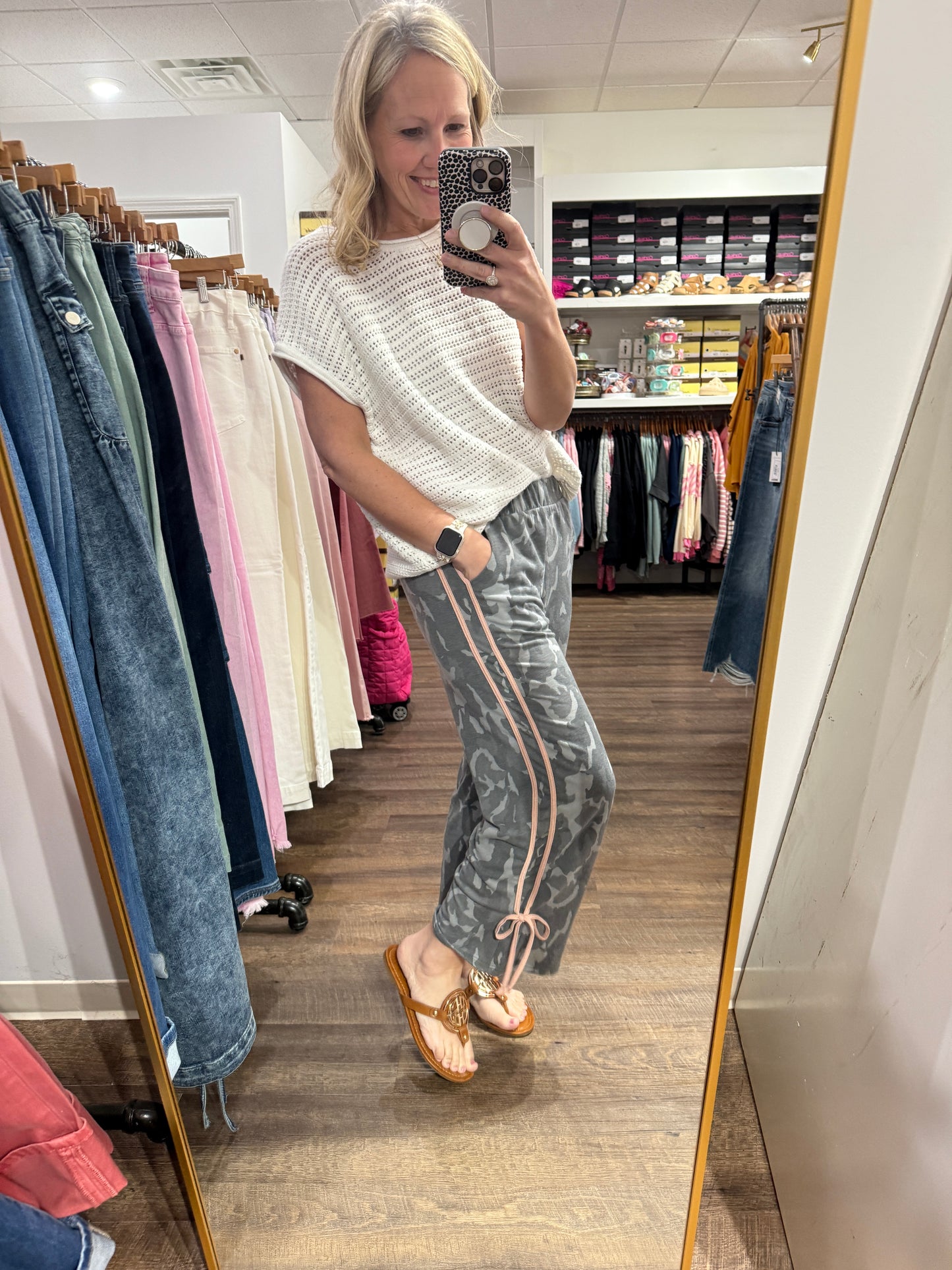 Camo Cropped