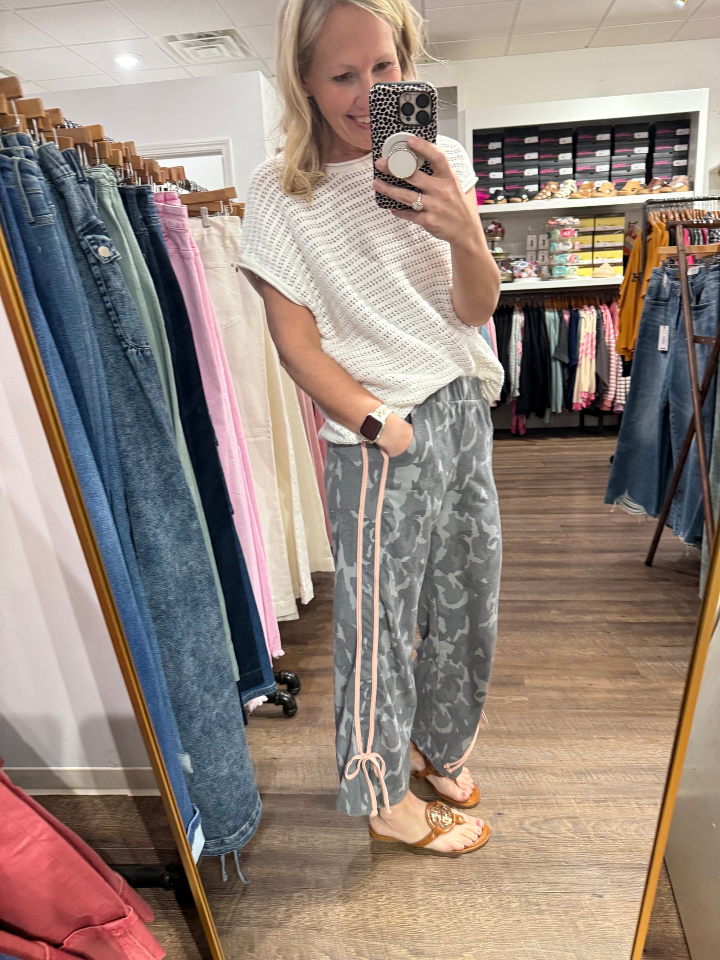 Camo Cropped