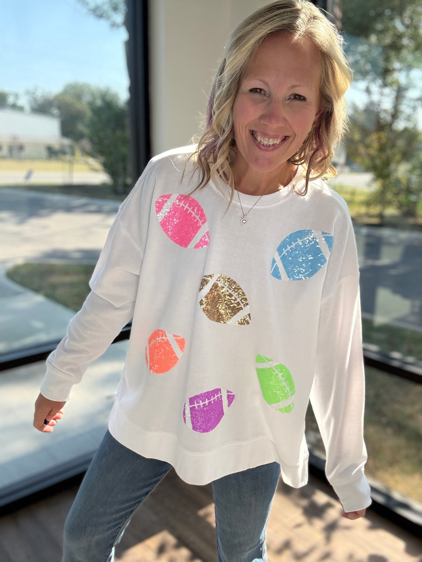 Game Day Sparkle Sweatshirts