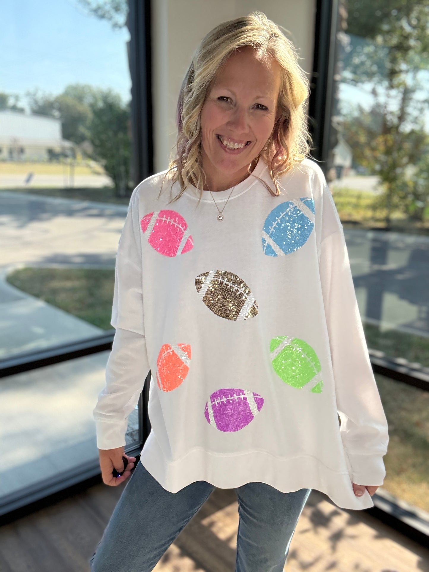 Game Day Sparkle Sweatshirts