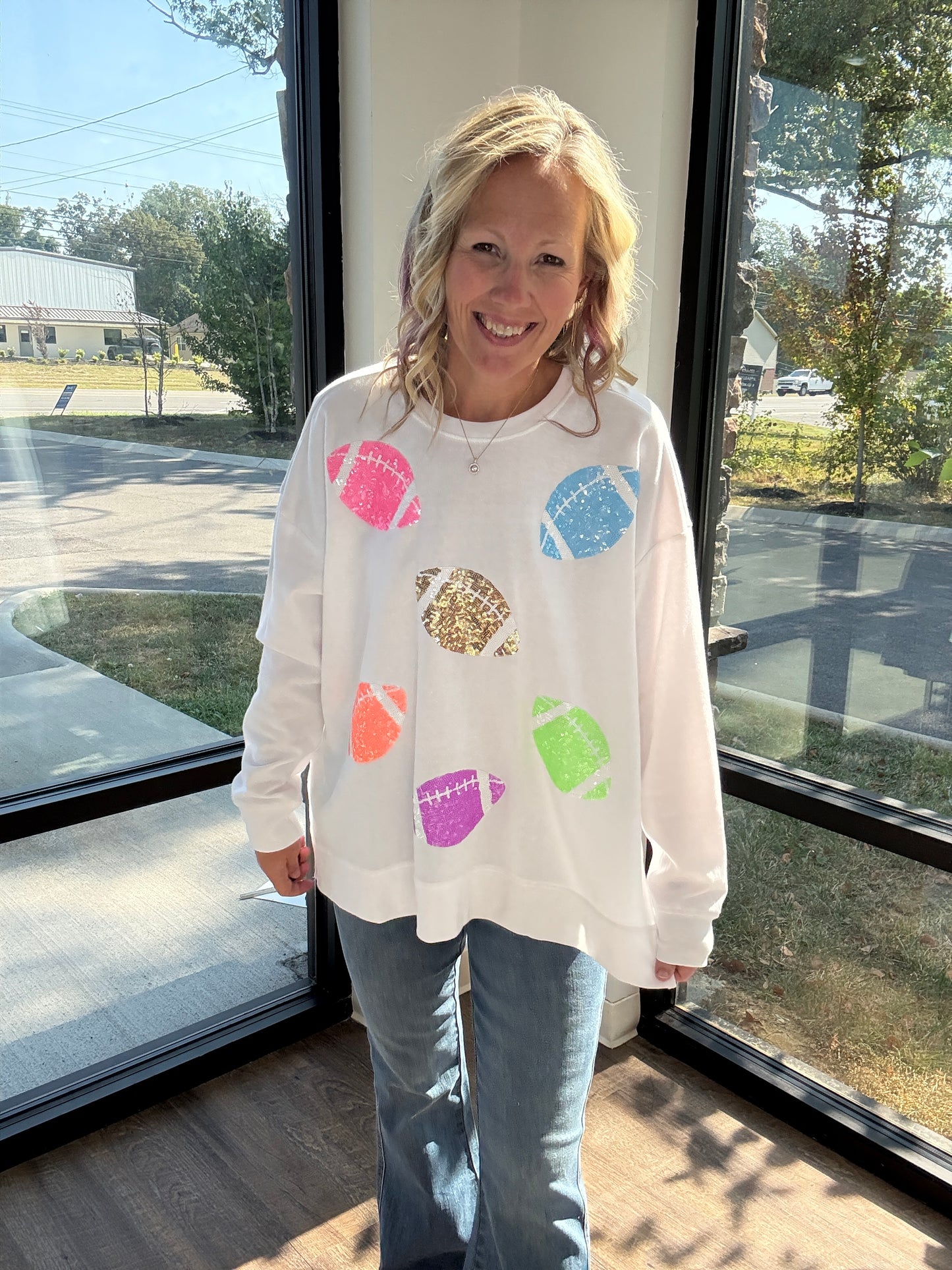 Game Day Sparkle Sweatshirts
