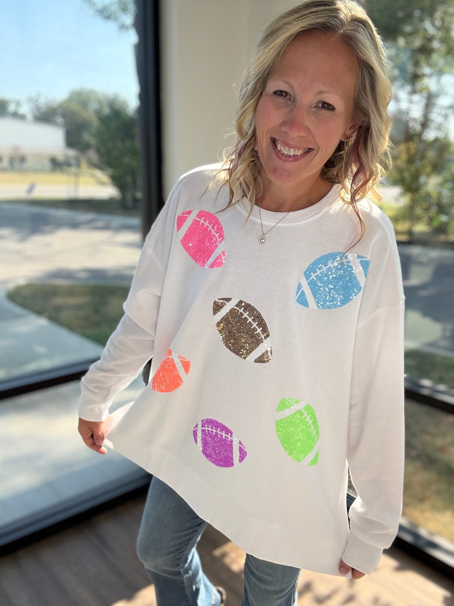 Game Day Sparkle Sweatshirts