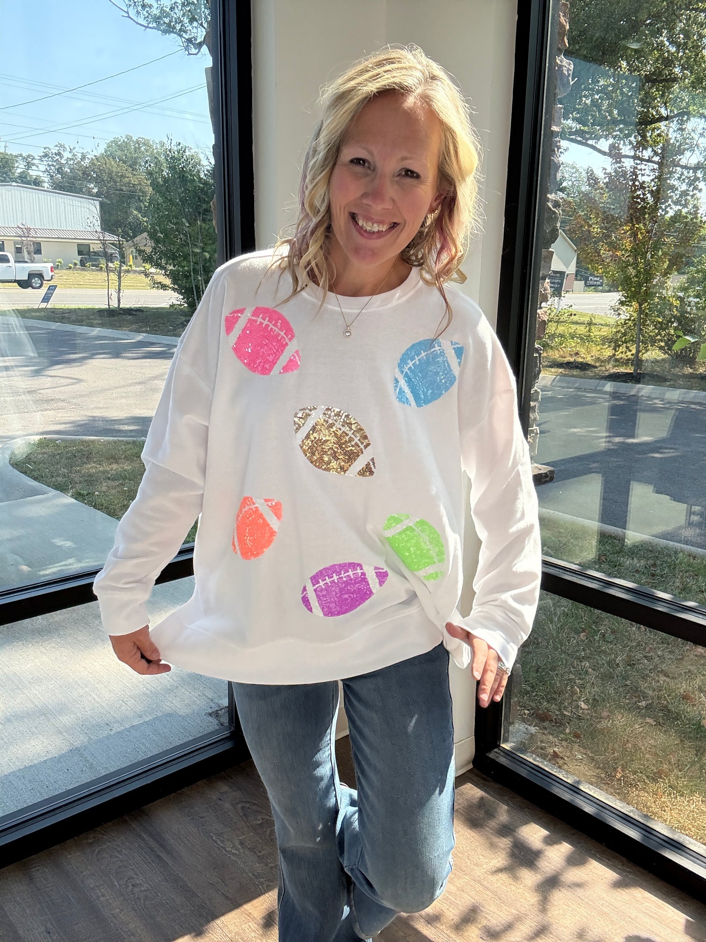 Game Day Sparkle Sweatshirts