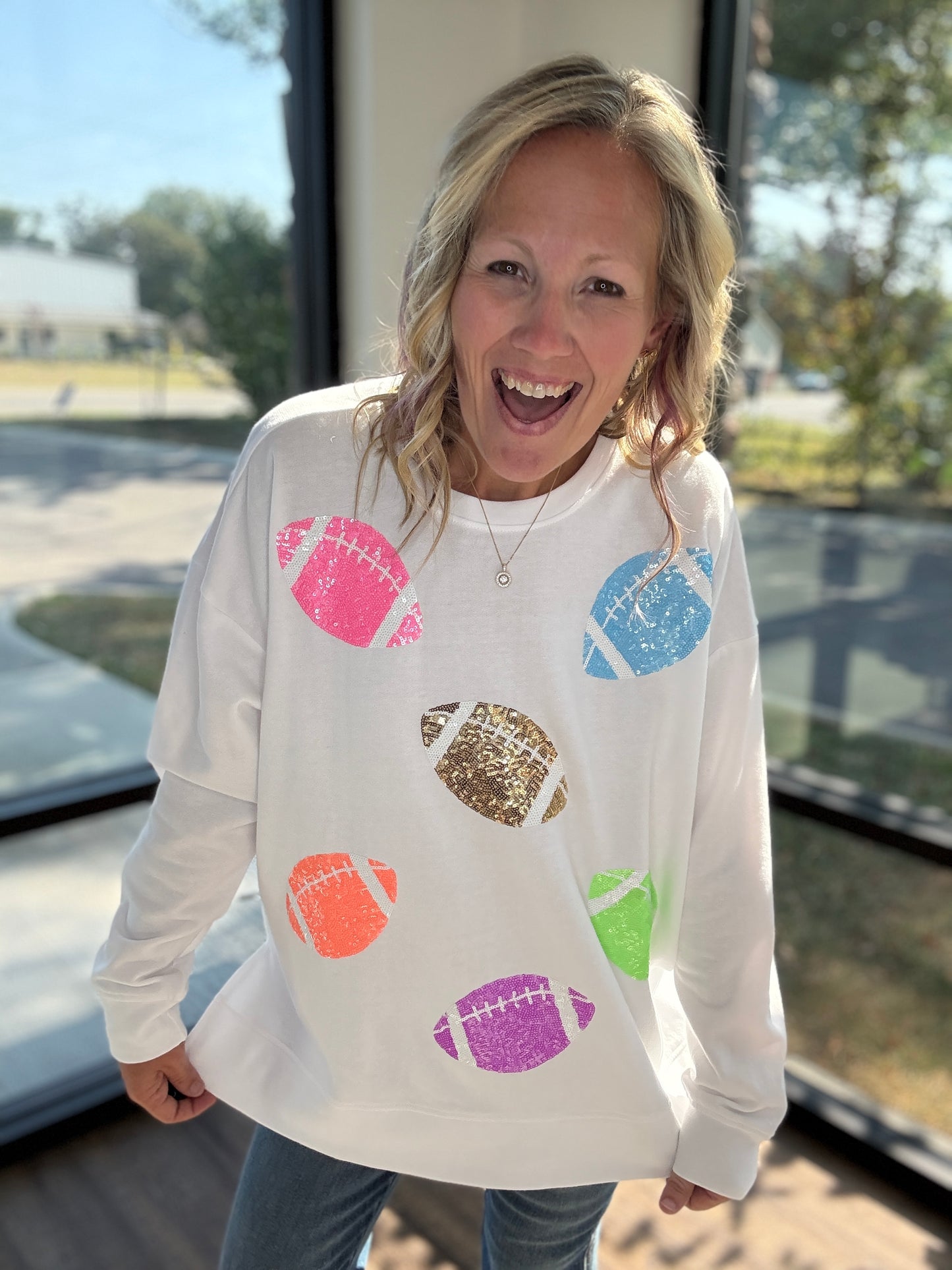 Game Day Sparkle Sweatshirts