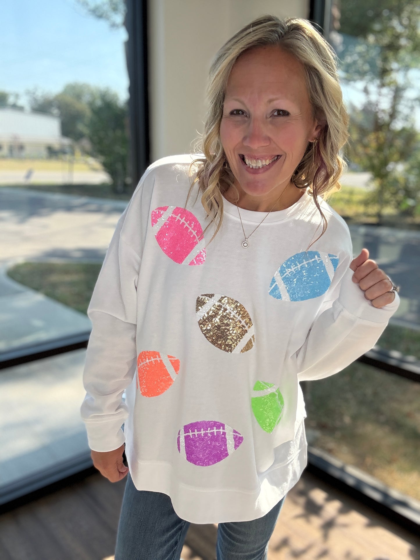 Game Day Sparkle Sweatshirts