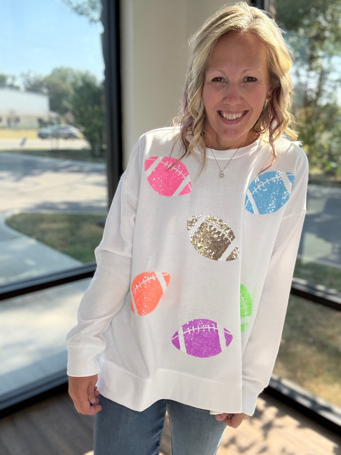 Game Day Sparkle Sweatshirts