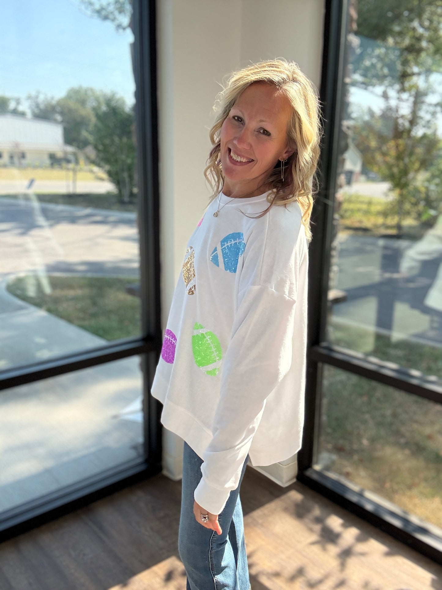 Game Day Sparkle Sweatshirts