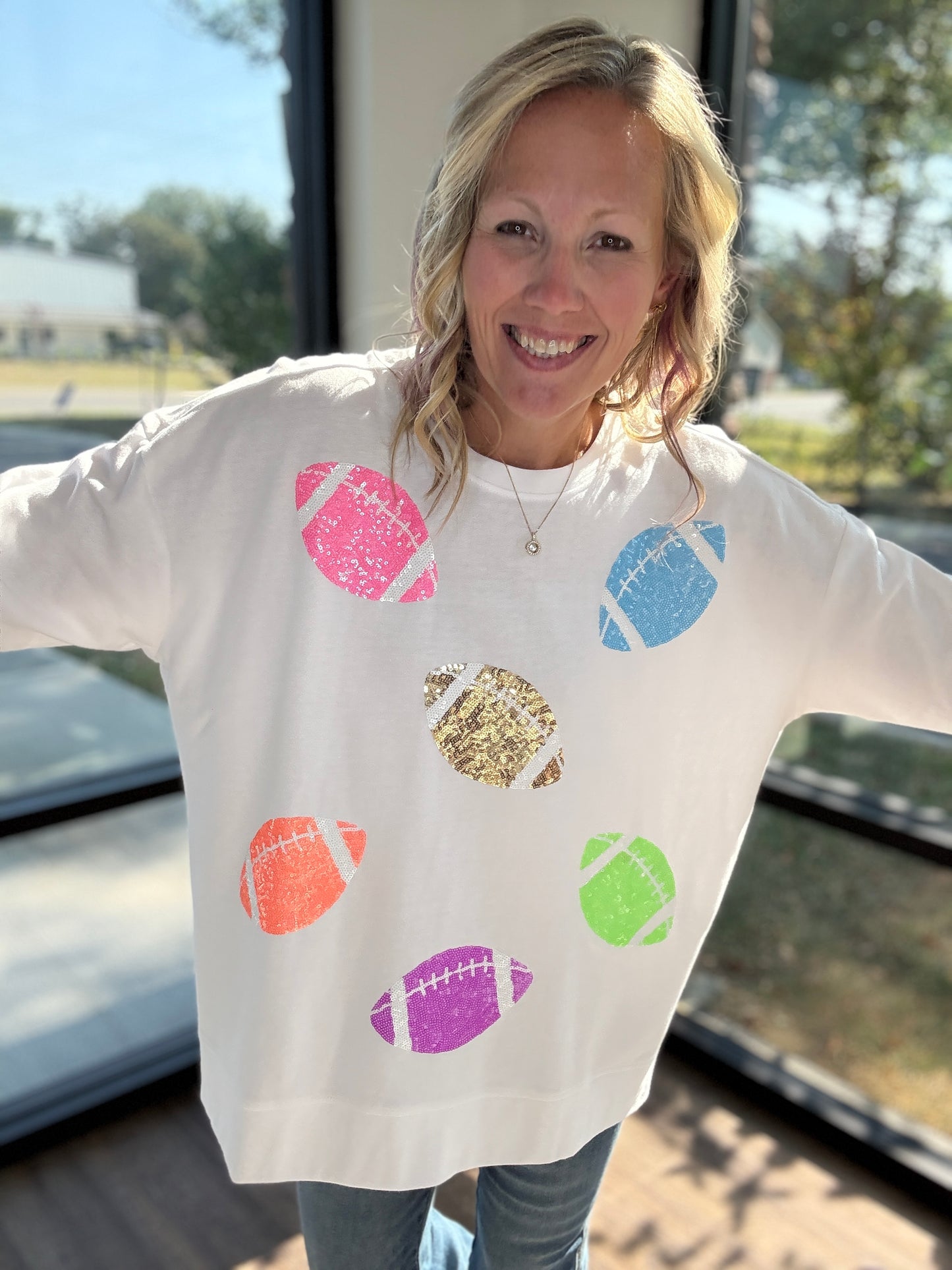 Game Day Sparkle Sweatshirts