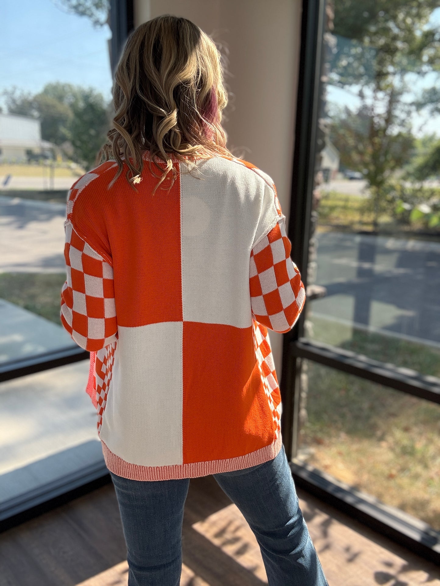 Vols Checkered Cardigan