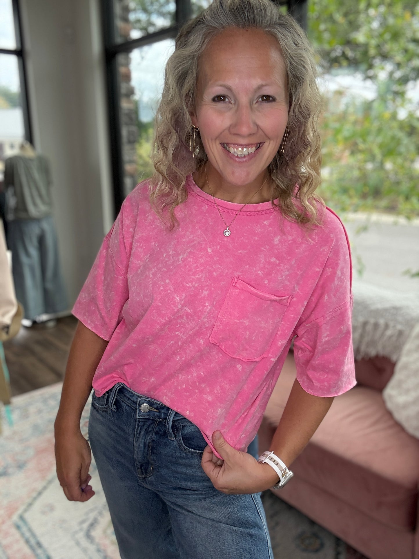 Regan Tee- Pink