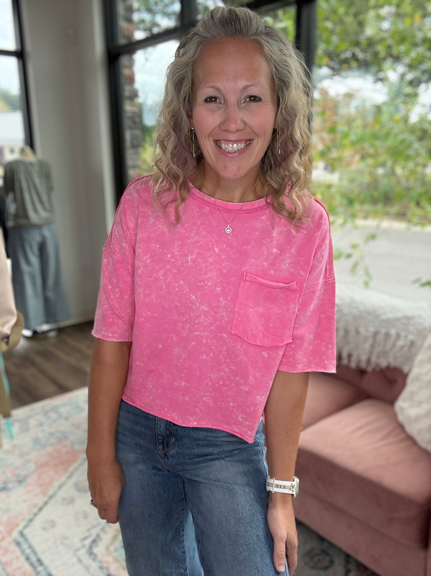 Regan Tee- Pink