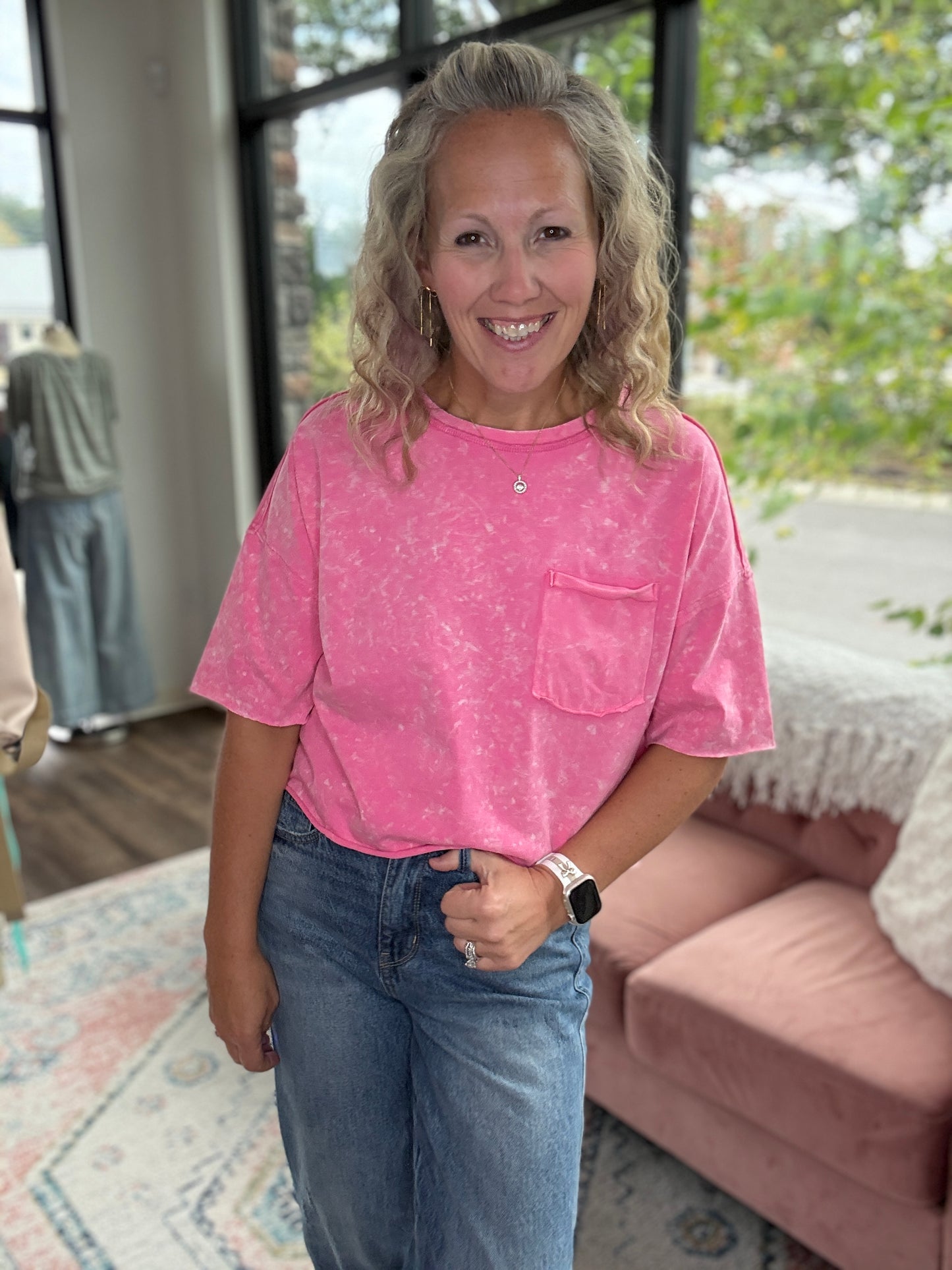 Regan Tee- Pink
