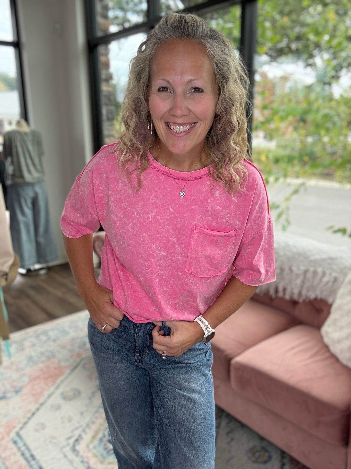 Regan Tee- Pink