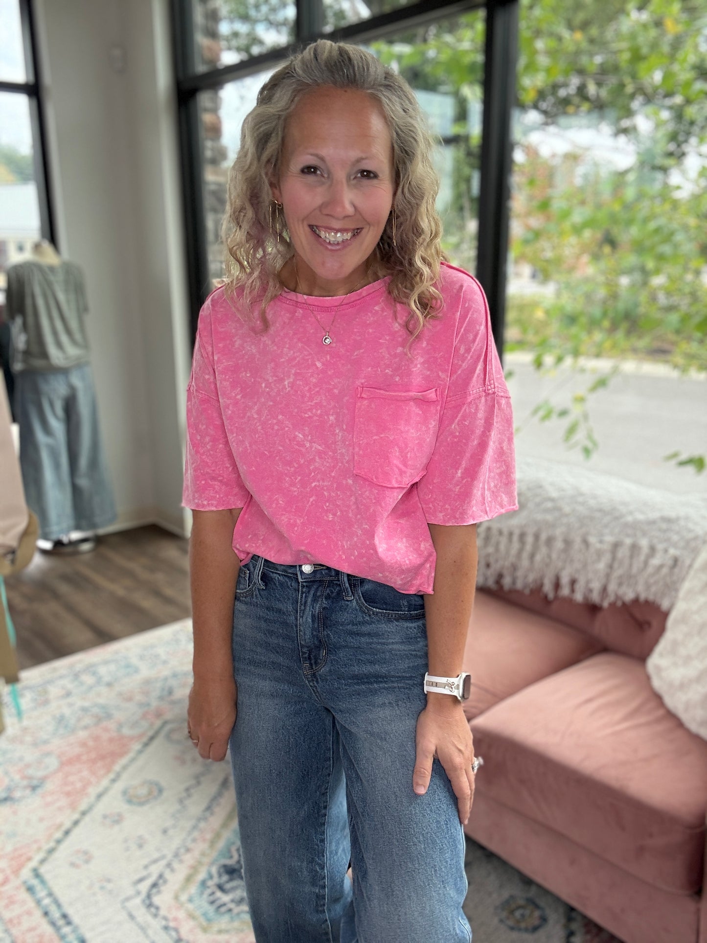 Regan Tee- Pink