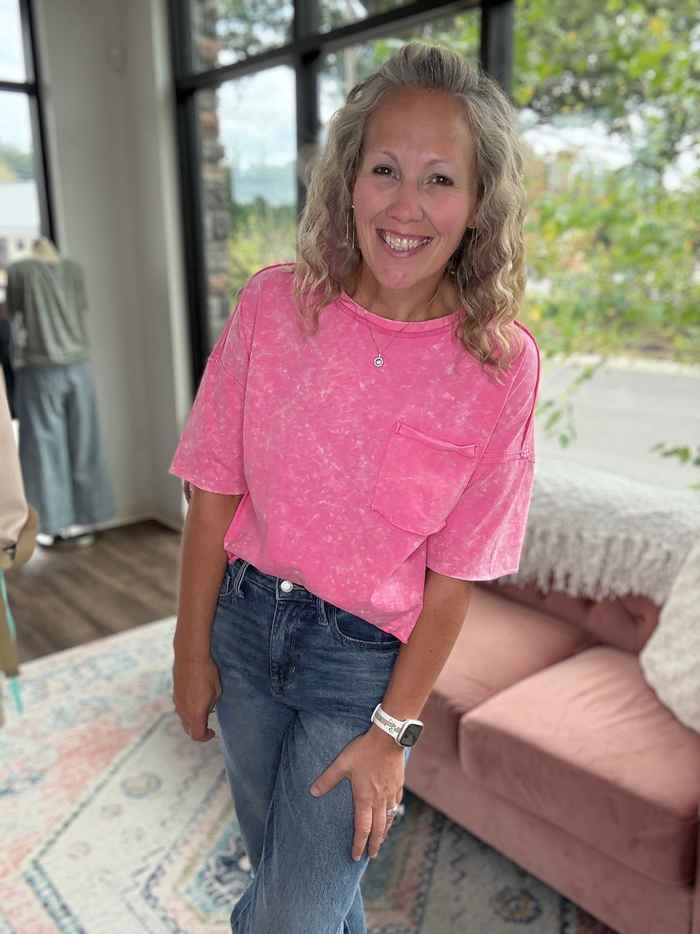 Regan Tee- Pink