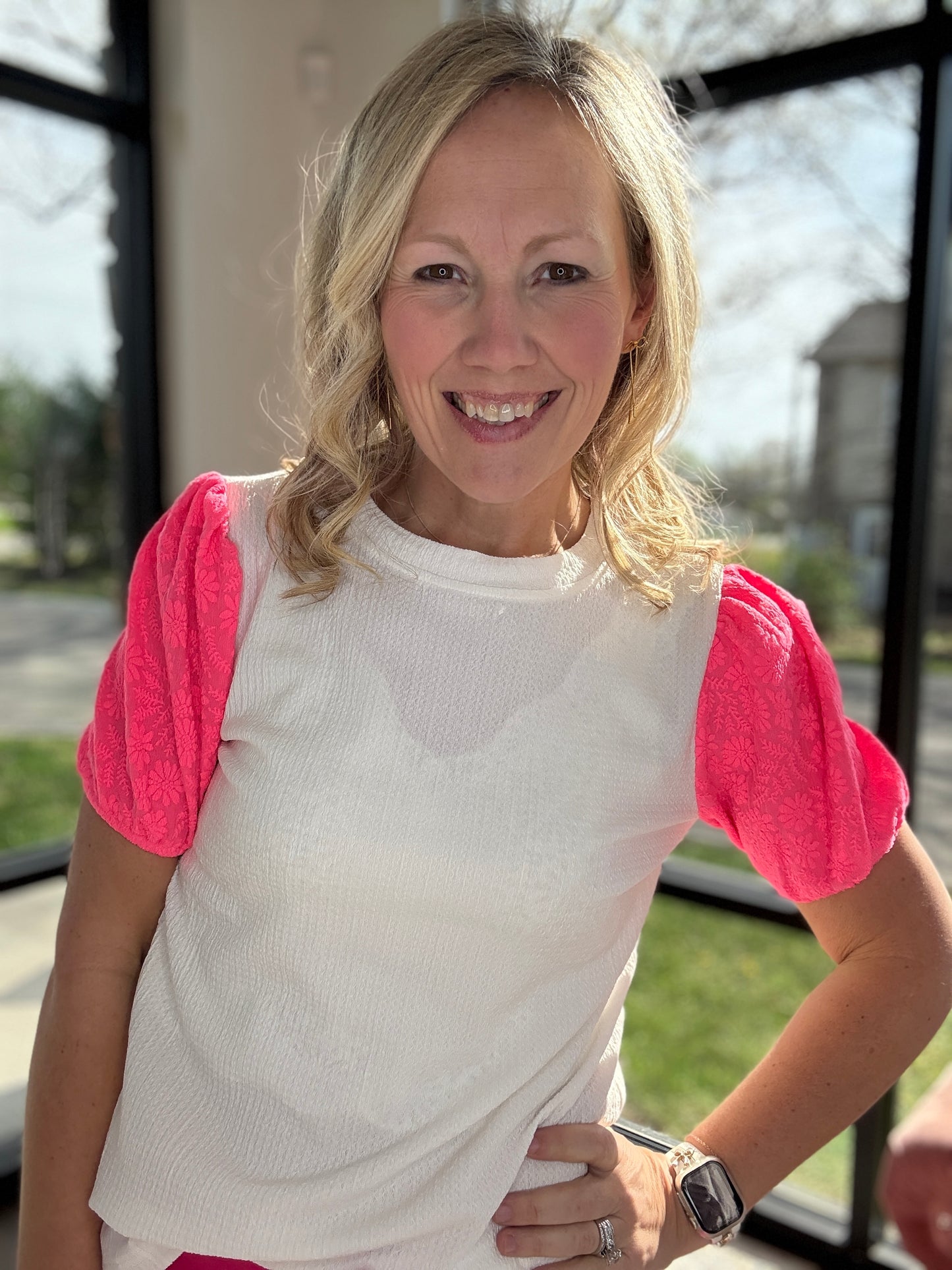 Courtland Textured Top