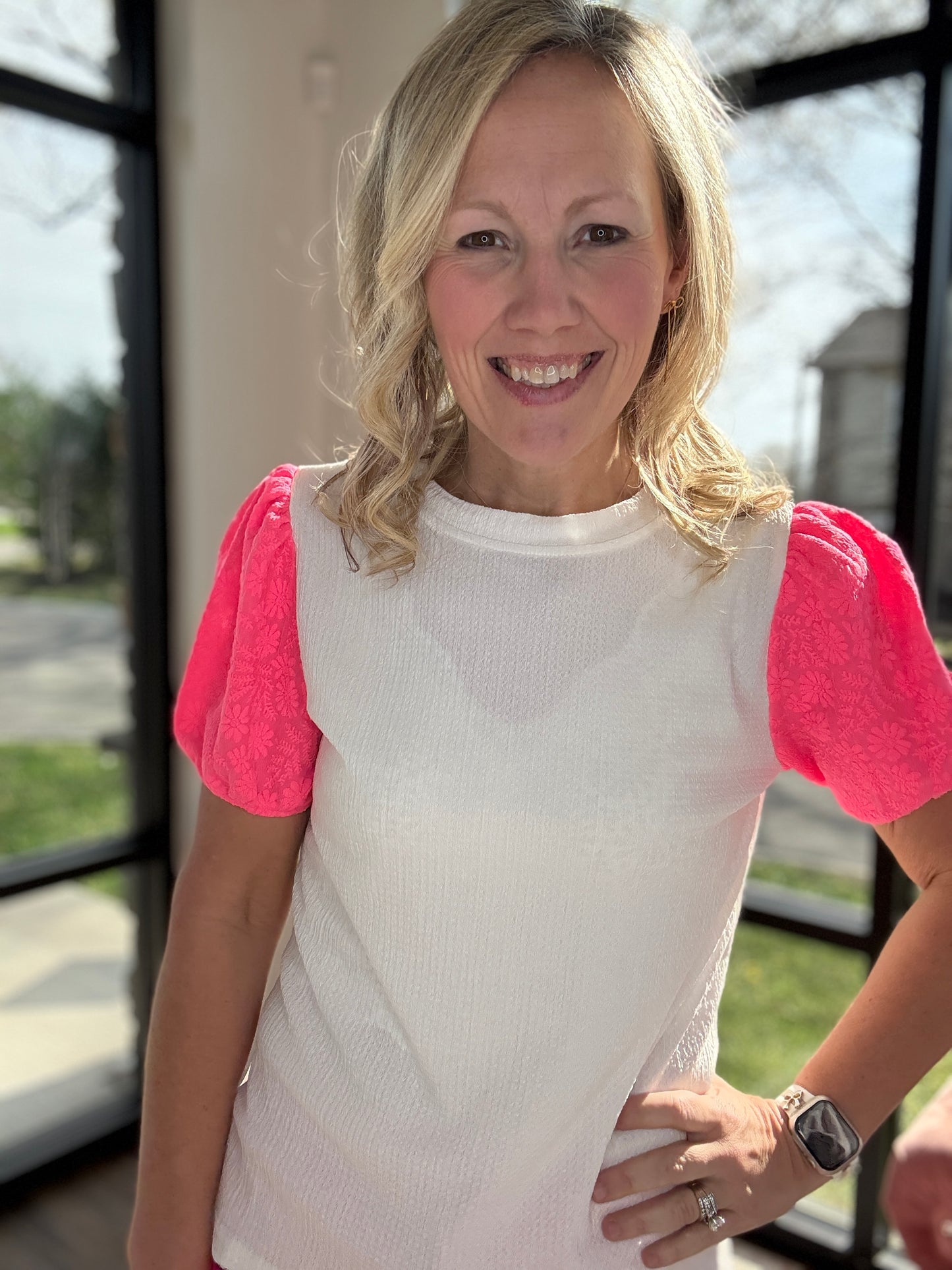 Courtland Textured Top