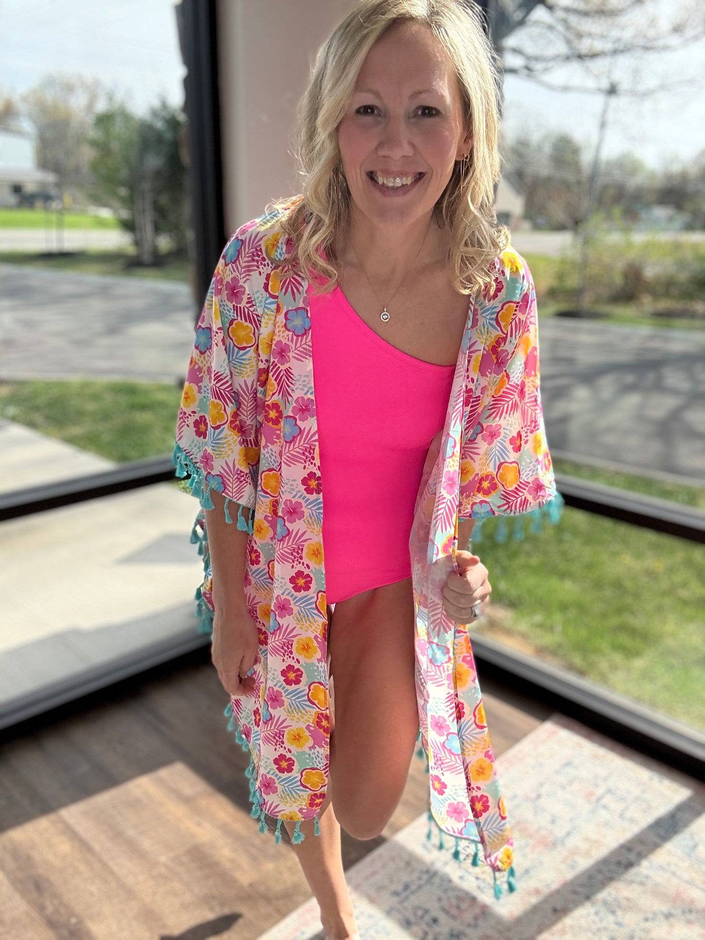 Beach Bound Swimsuit-Pink
