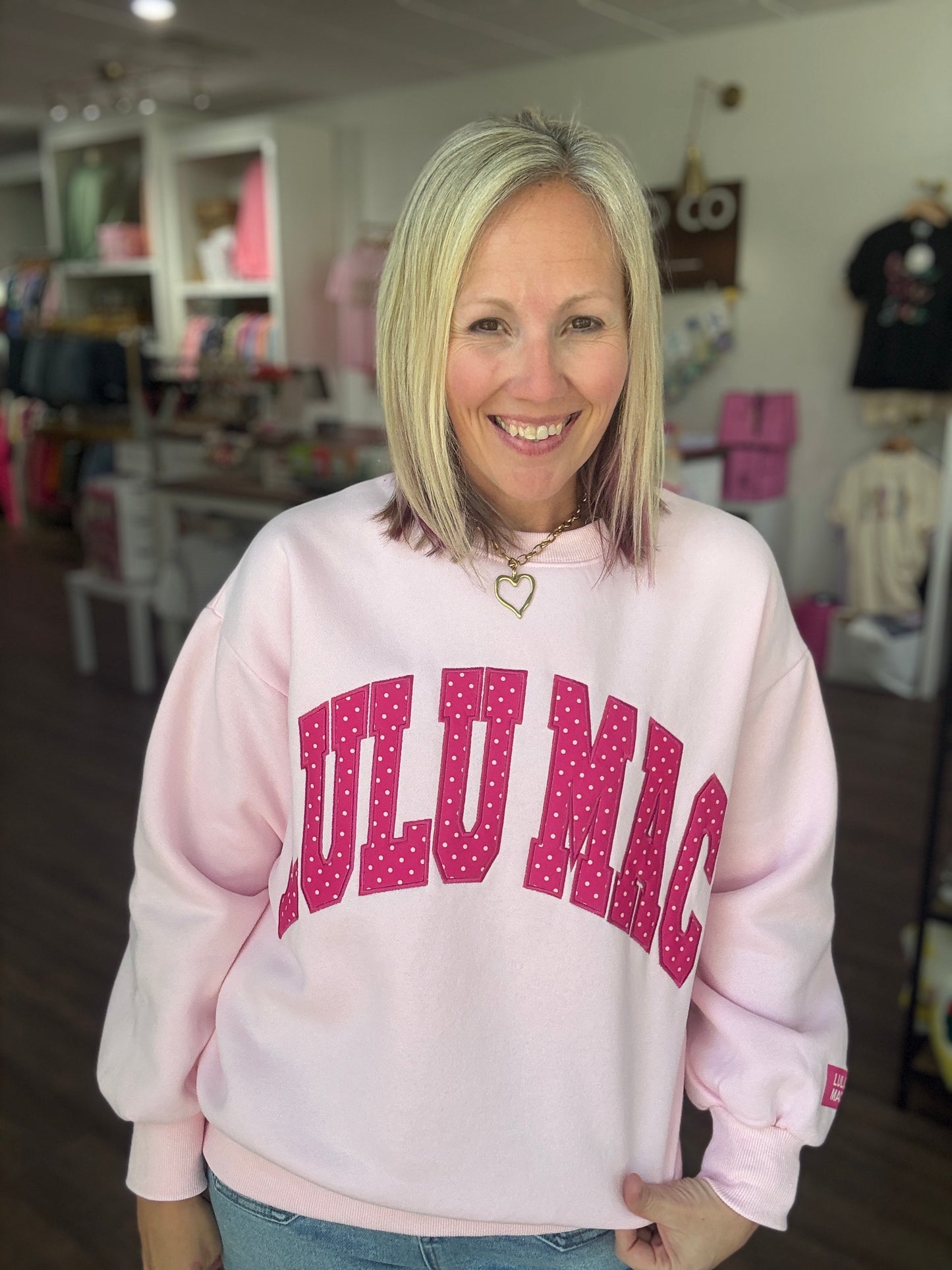 Pink Wink Lulu Sweatshirt