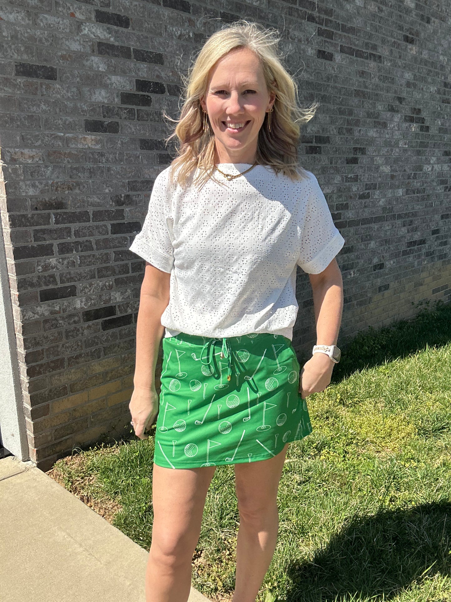 On Par Golf Skort