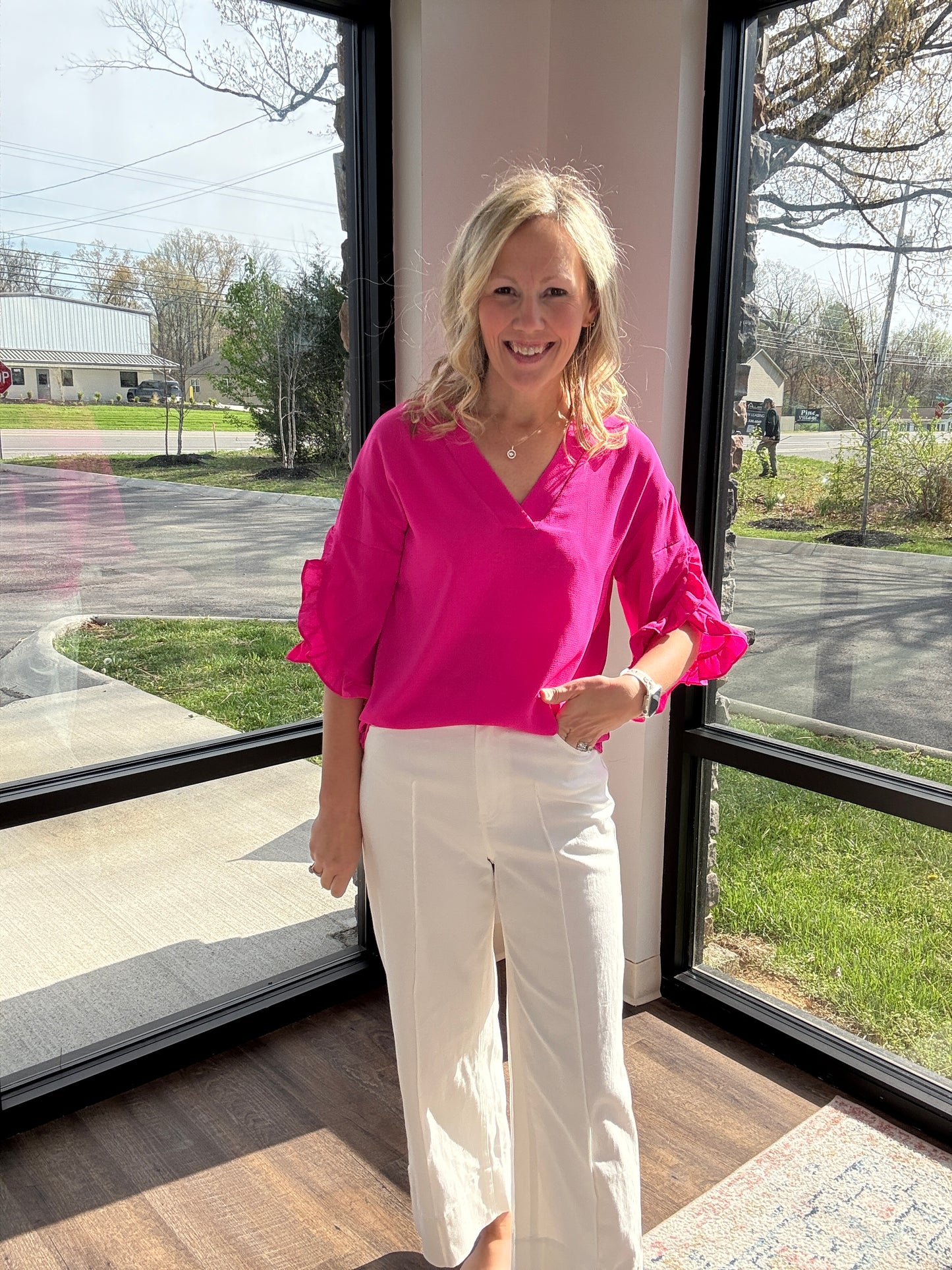 Ivory Breeze Wide Leg Pants