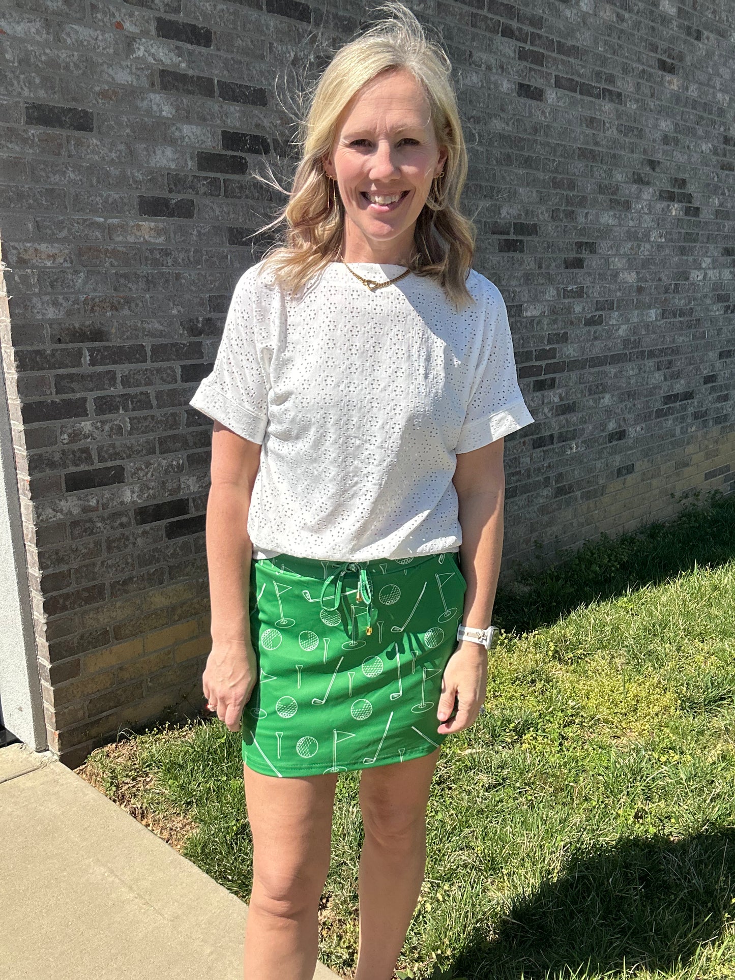 On Par Golf Skort